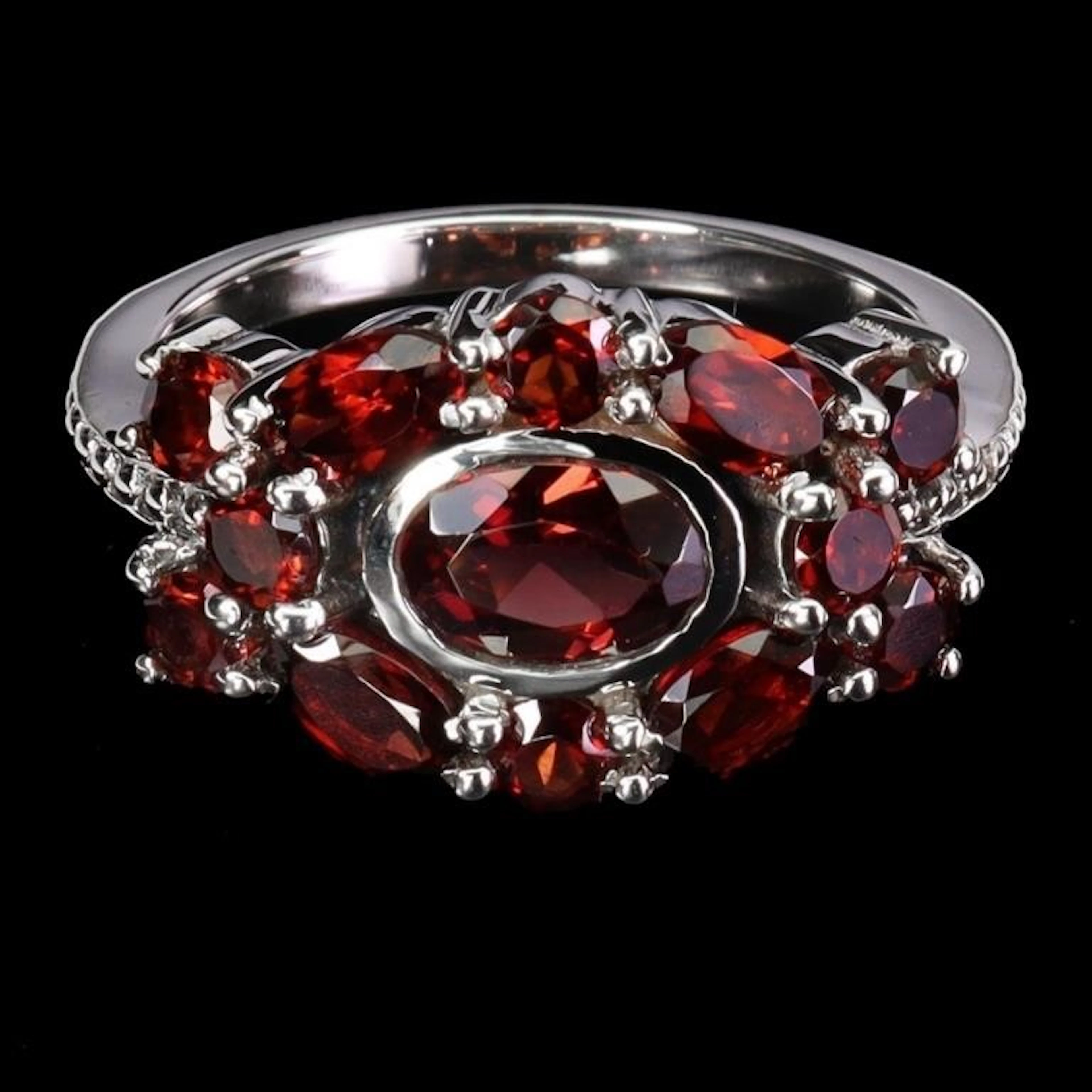 Natural African Garnet Ring