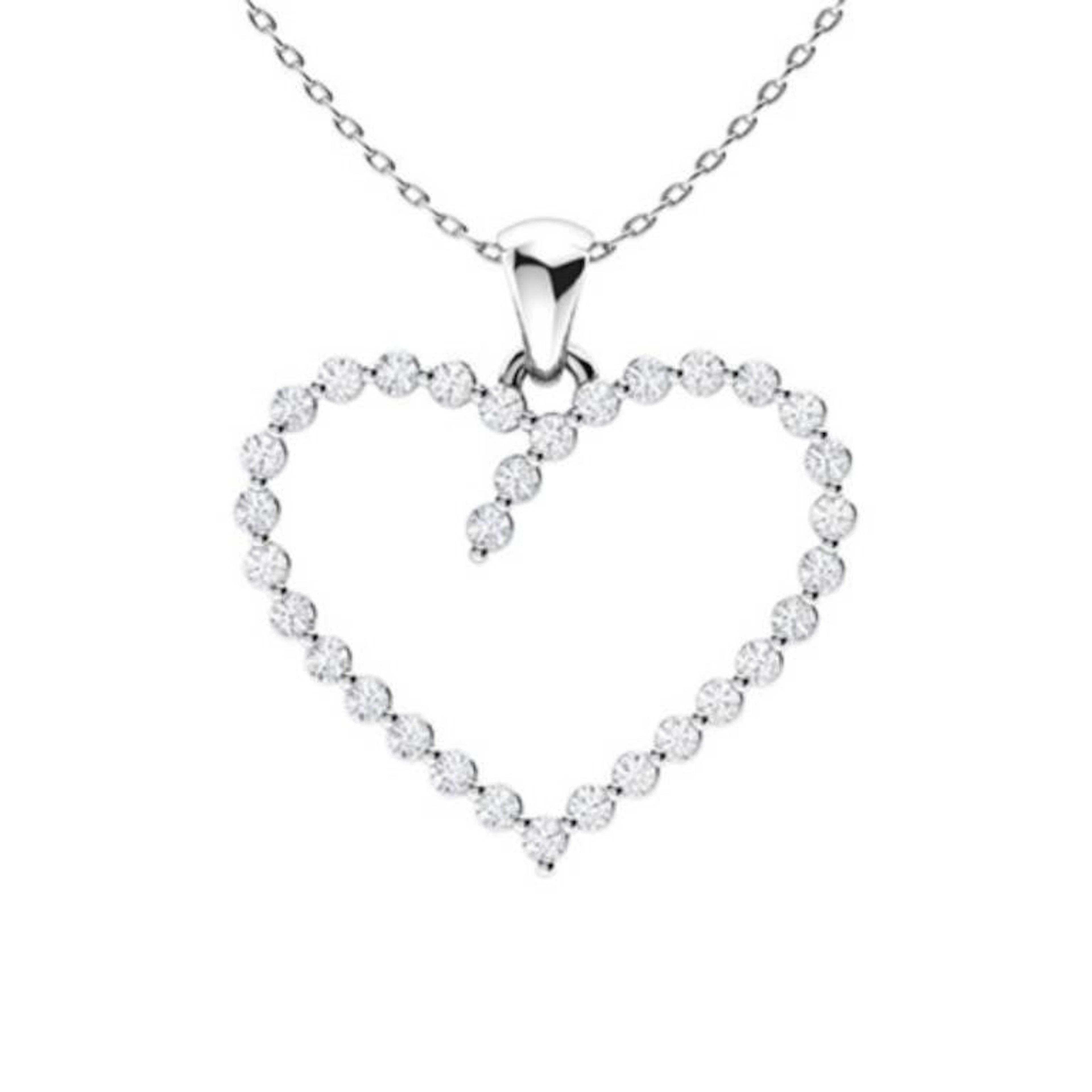 Gold & White Diamonds 2 Cts Necklace - E/VVS