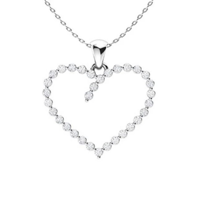 Gold & White Diamonds 2 Cts Necklace - E/VVS
