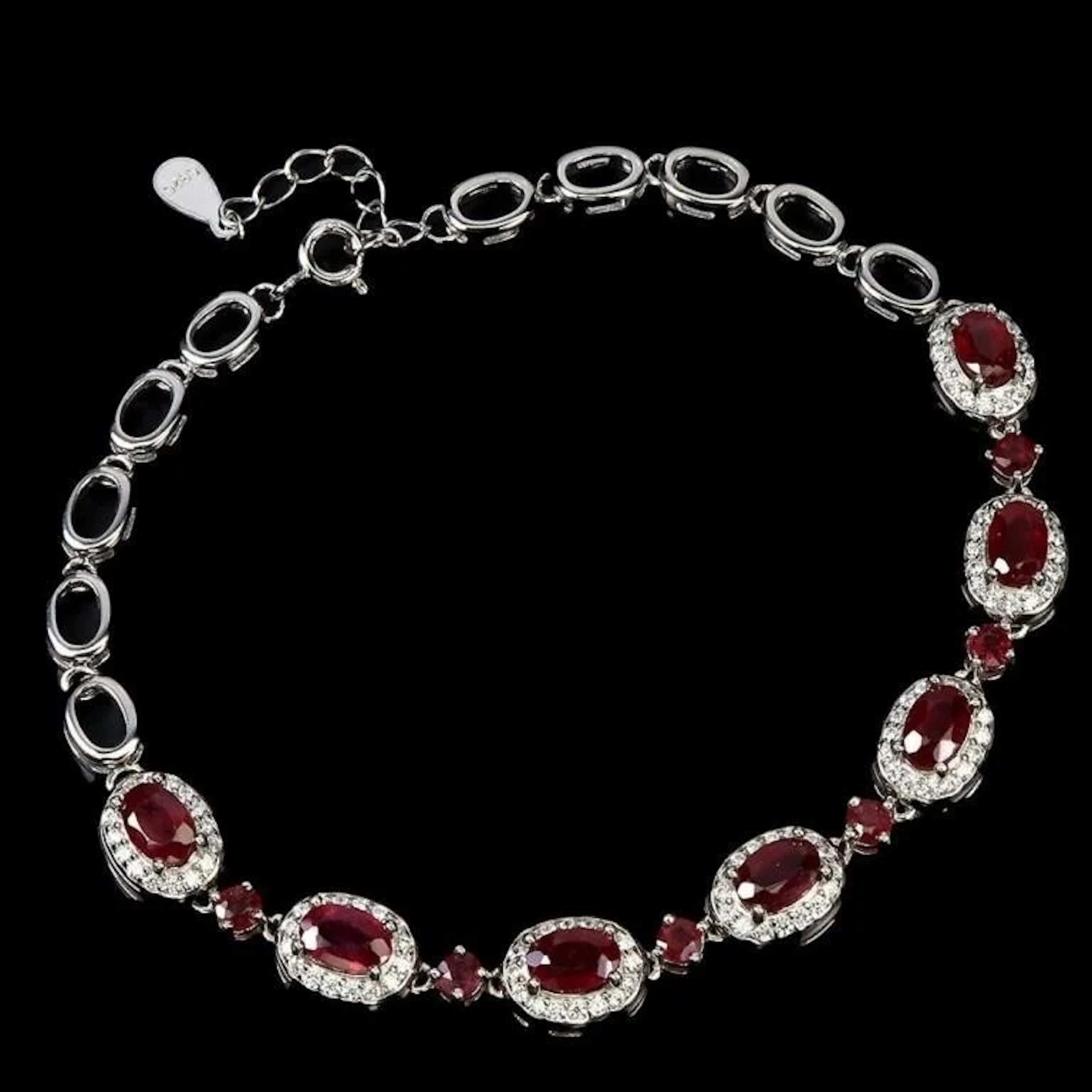 Natural Pigeon Blood Red Ruby Bracelet