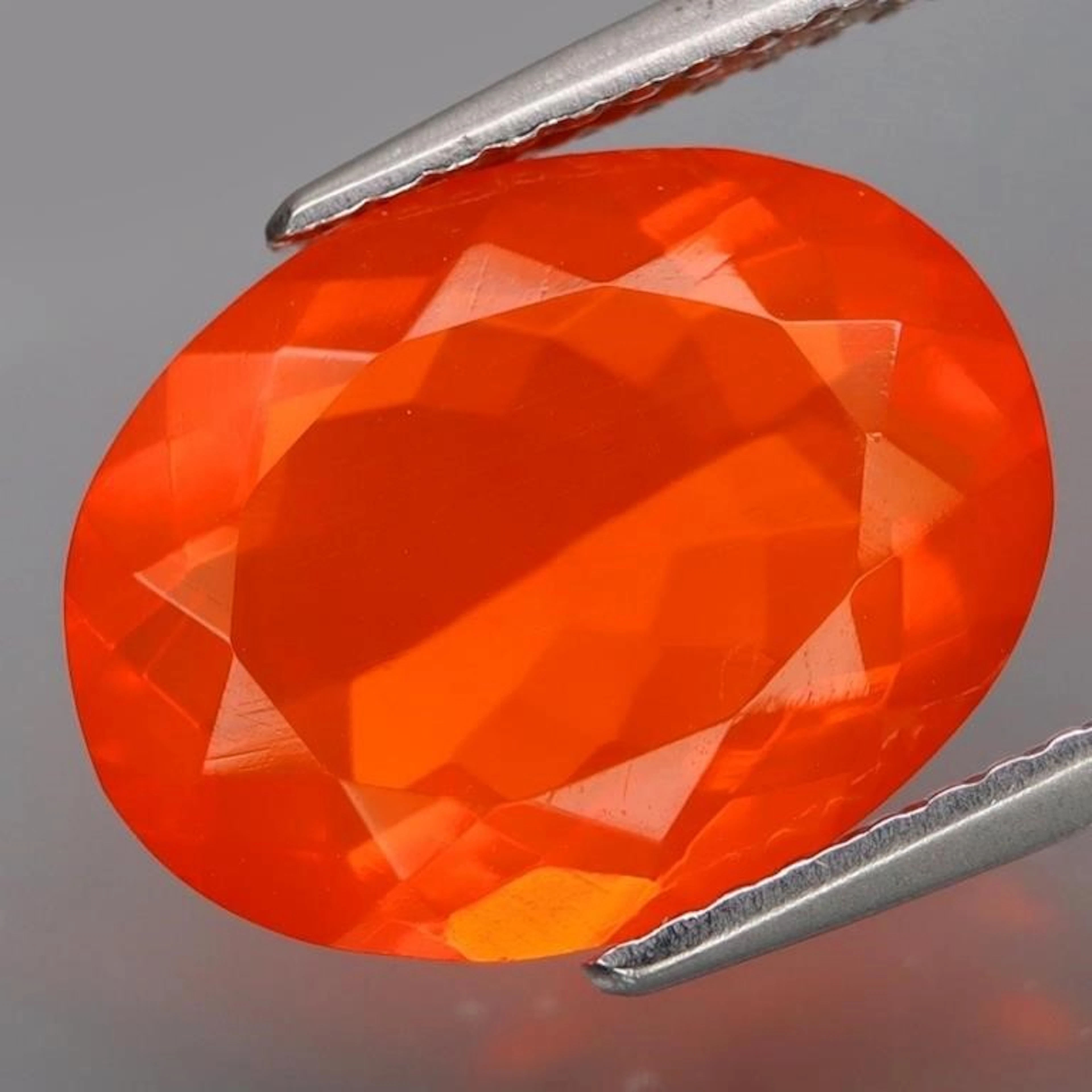 Natural Orange Mexican Opal 3.40 Carats