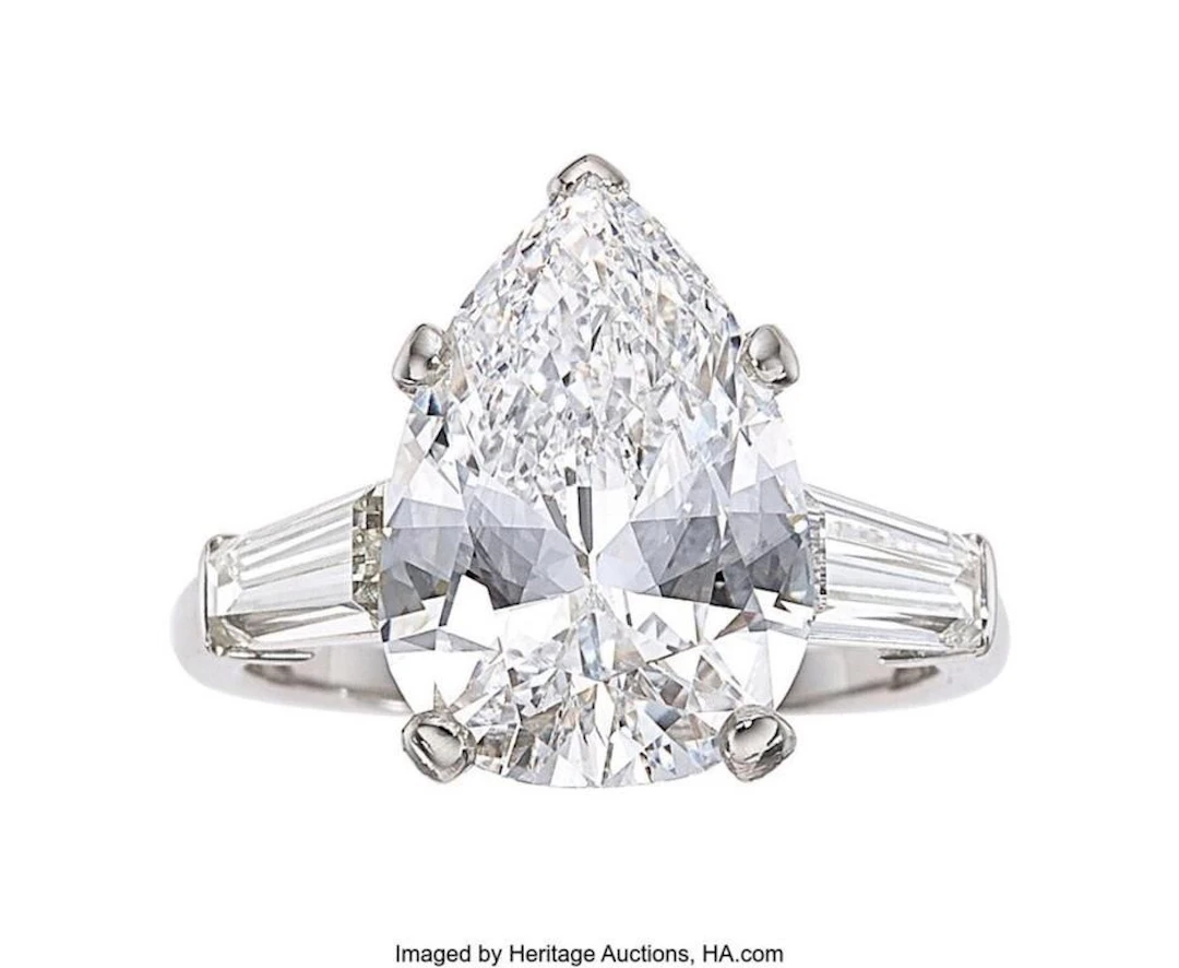 Gold & White Diamond 7.50 Cts Ring - E/VVS