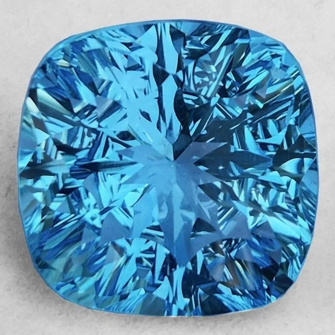 Natural AAA Swiss Blue Topaz {Flawless-VVS}