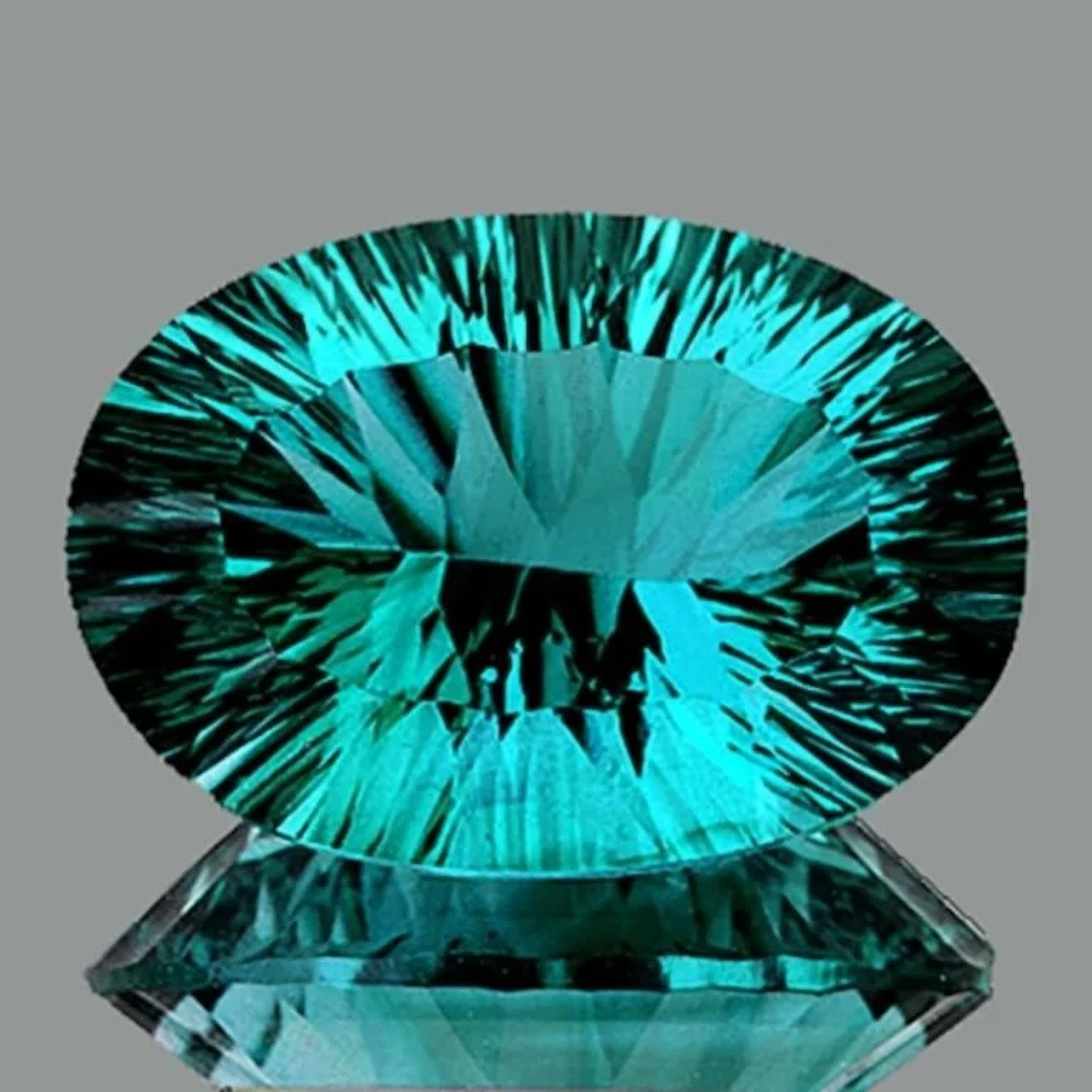 Natural Emerald Greenish/Blue Fluorite {Flawless-V