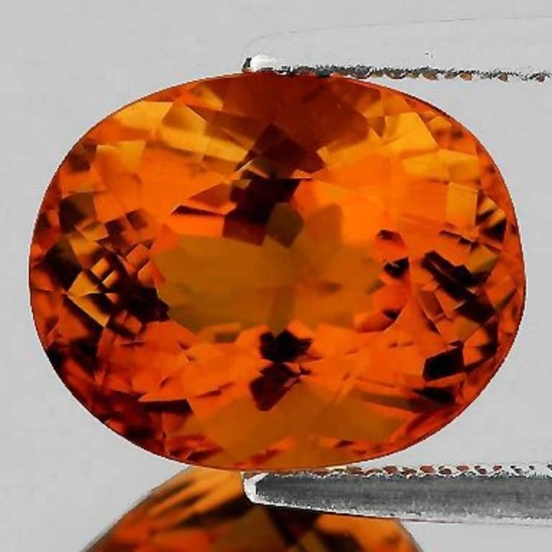 Natural Brazil Madeira Orange Citrine {Flawless-VV