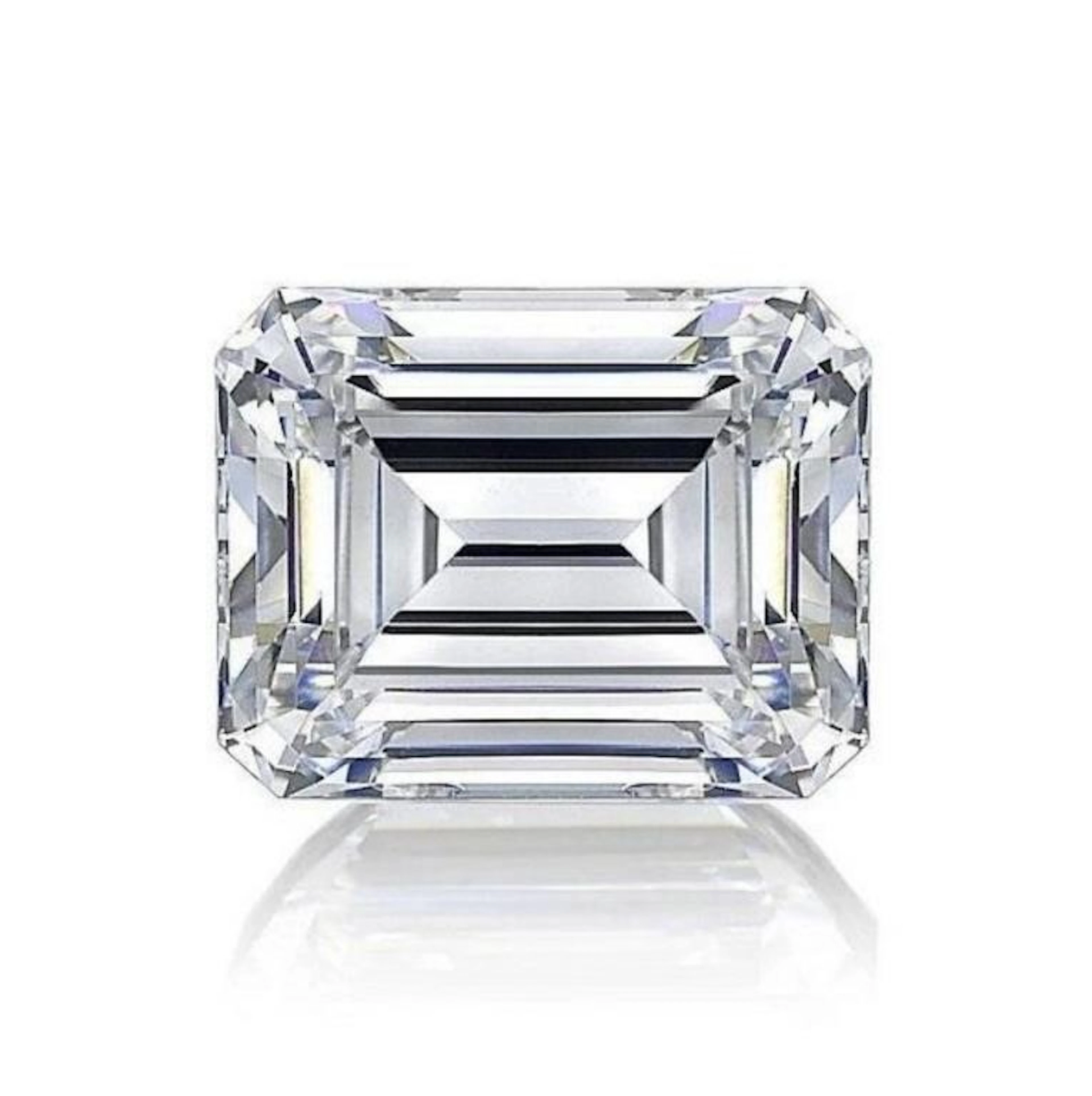 Brilliant White Emerald Cut Diamond 7 Cts - IGI Ce