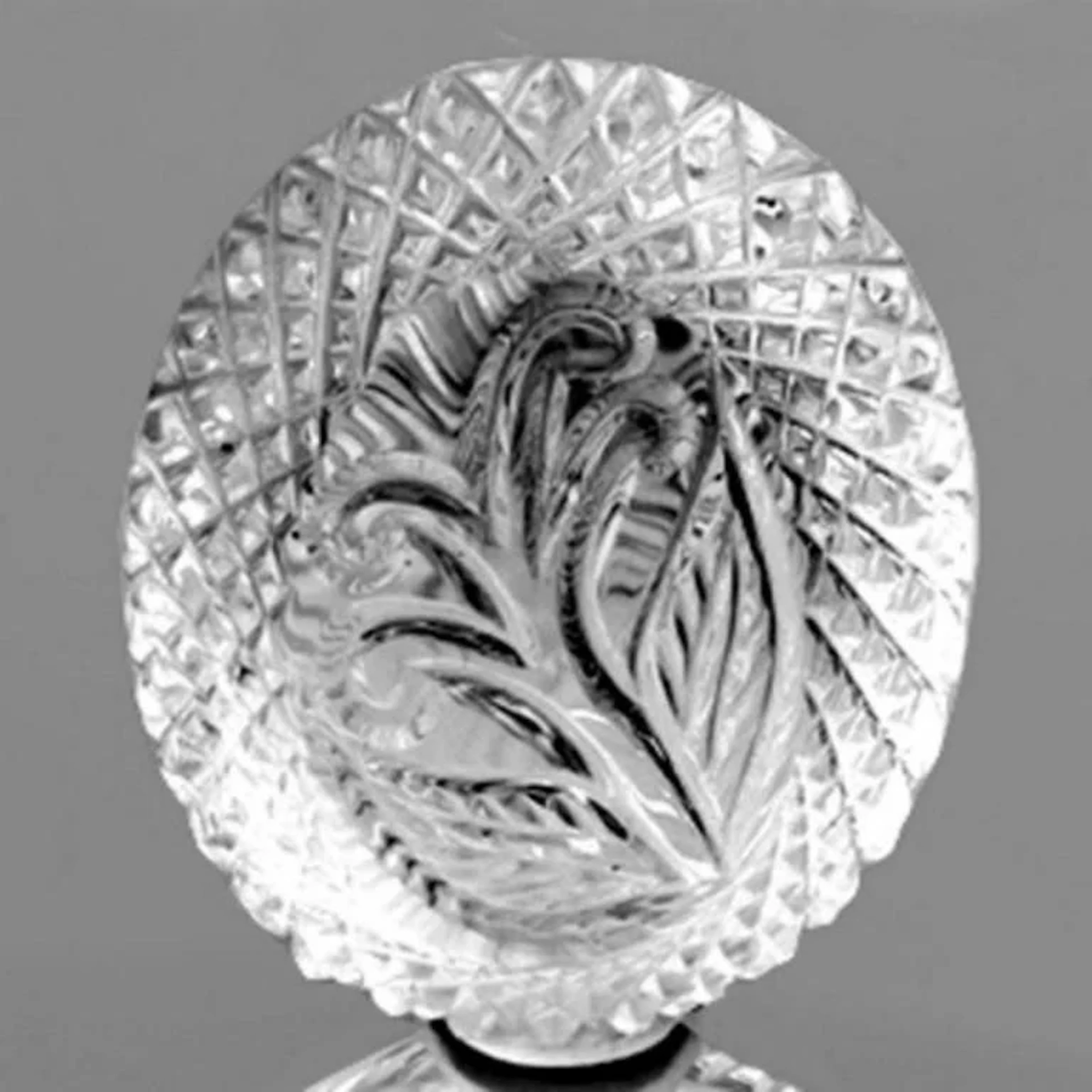 Hand Carved Colorless Quartz (Rock Crystal) 141 Ct