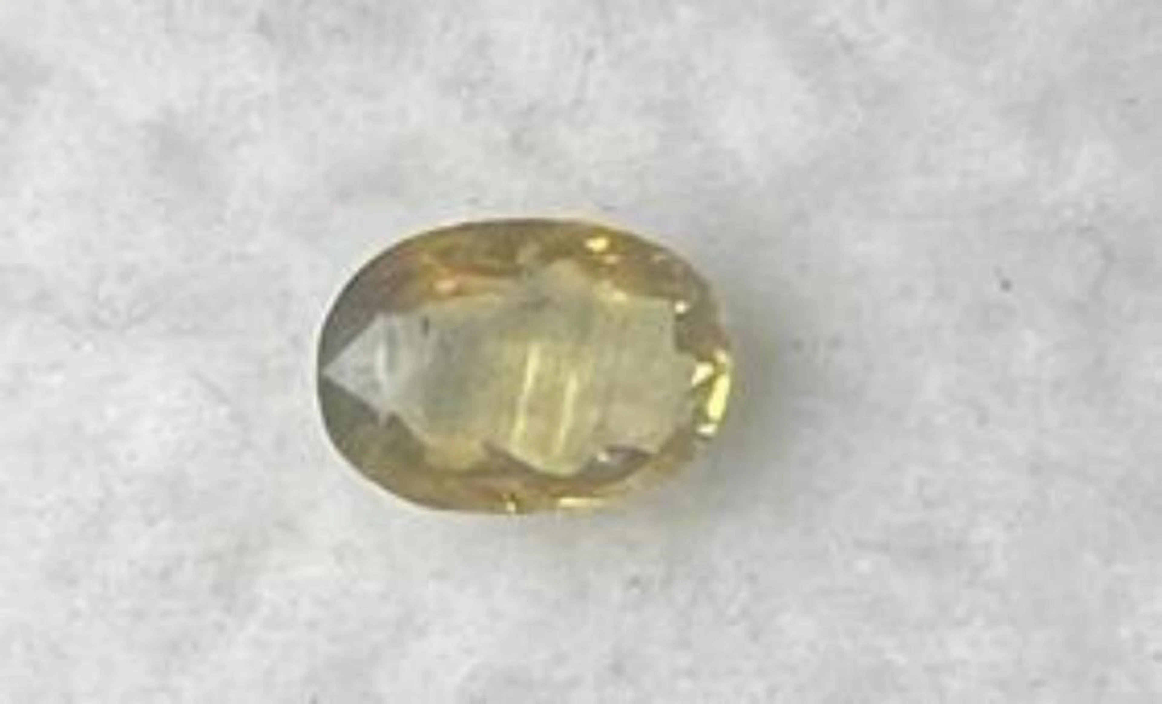 Natural Yellowish Green Ceylon Sapphire...2.93 ct