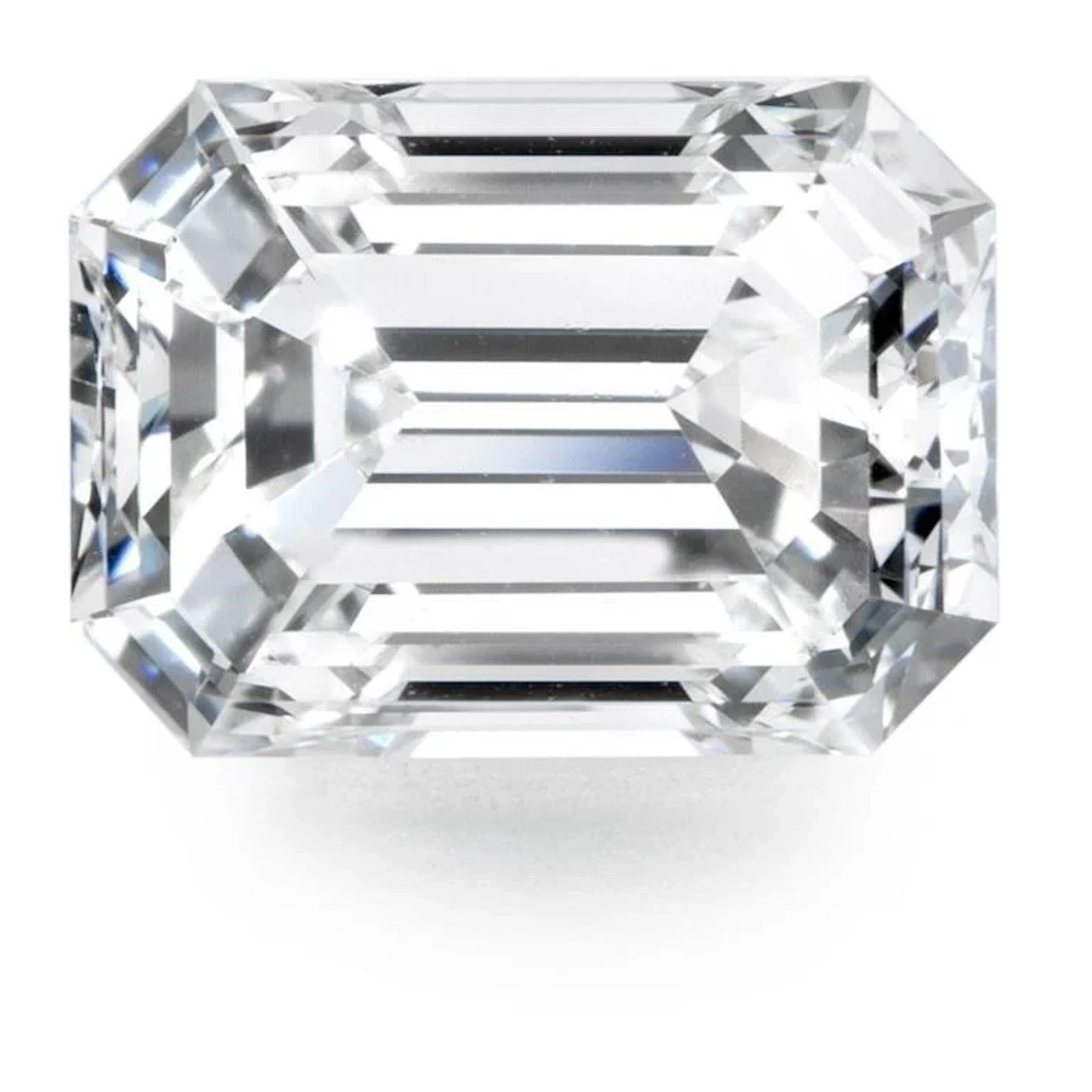 Brilliant White Emerald Cut Diamond 5.00 Cts - IGI
