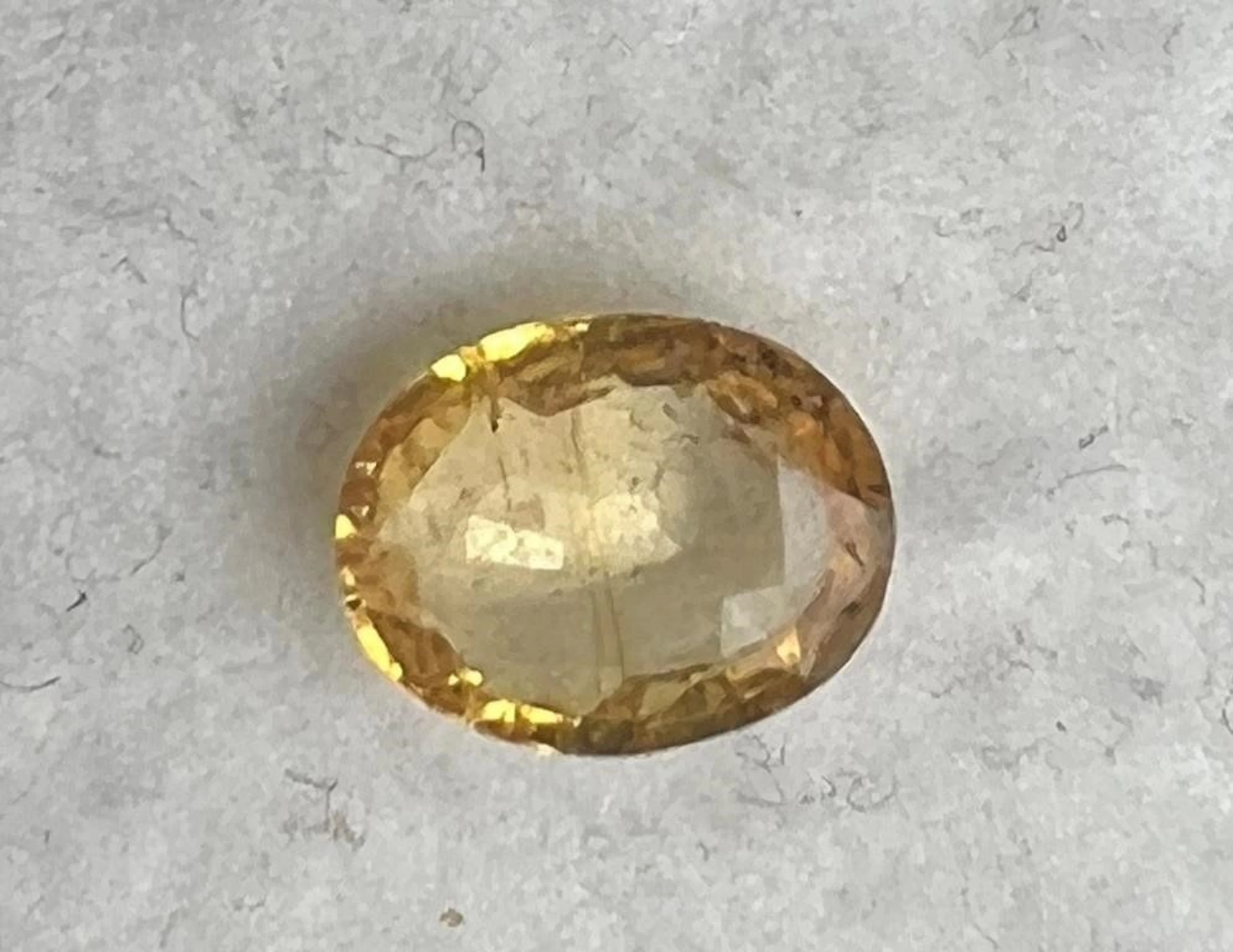 Natural Yellow Ceylon Sapphire 2.11Cts....Untreate