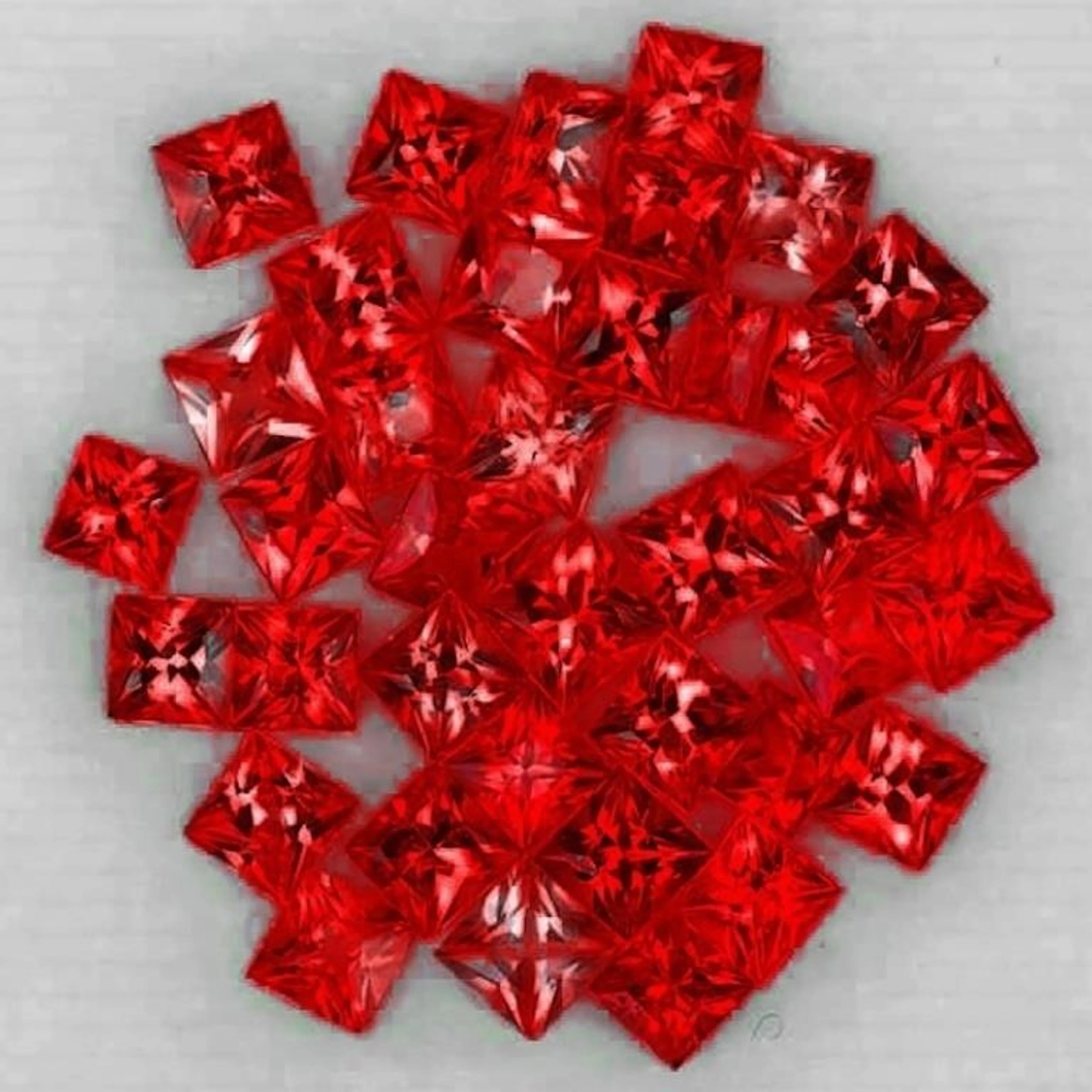 Natural Orange Red Sapphire [Flawless-VVS]