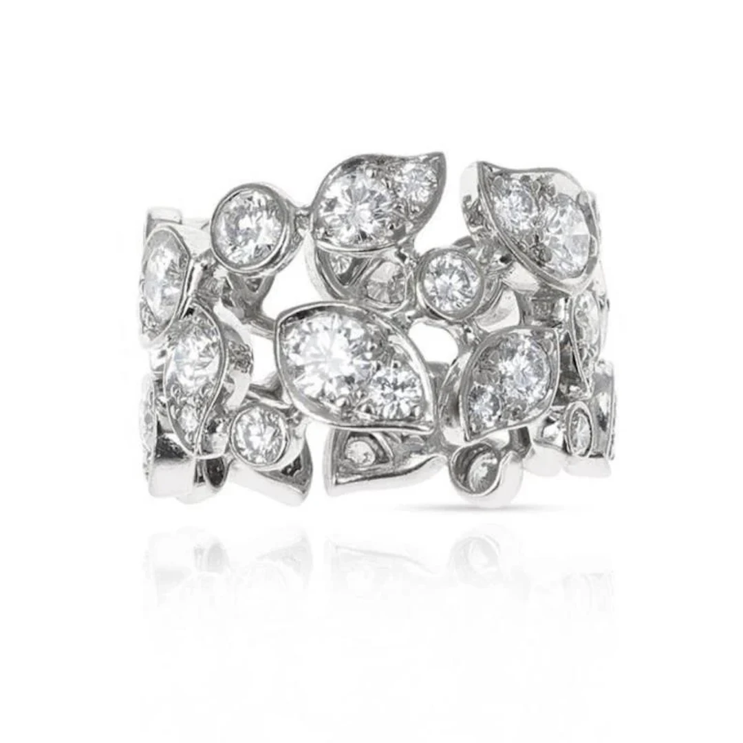 Gold & White Diamond Eternity Ring