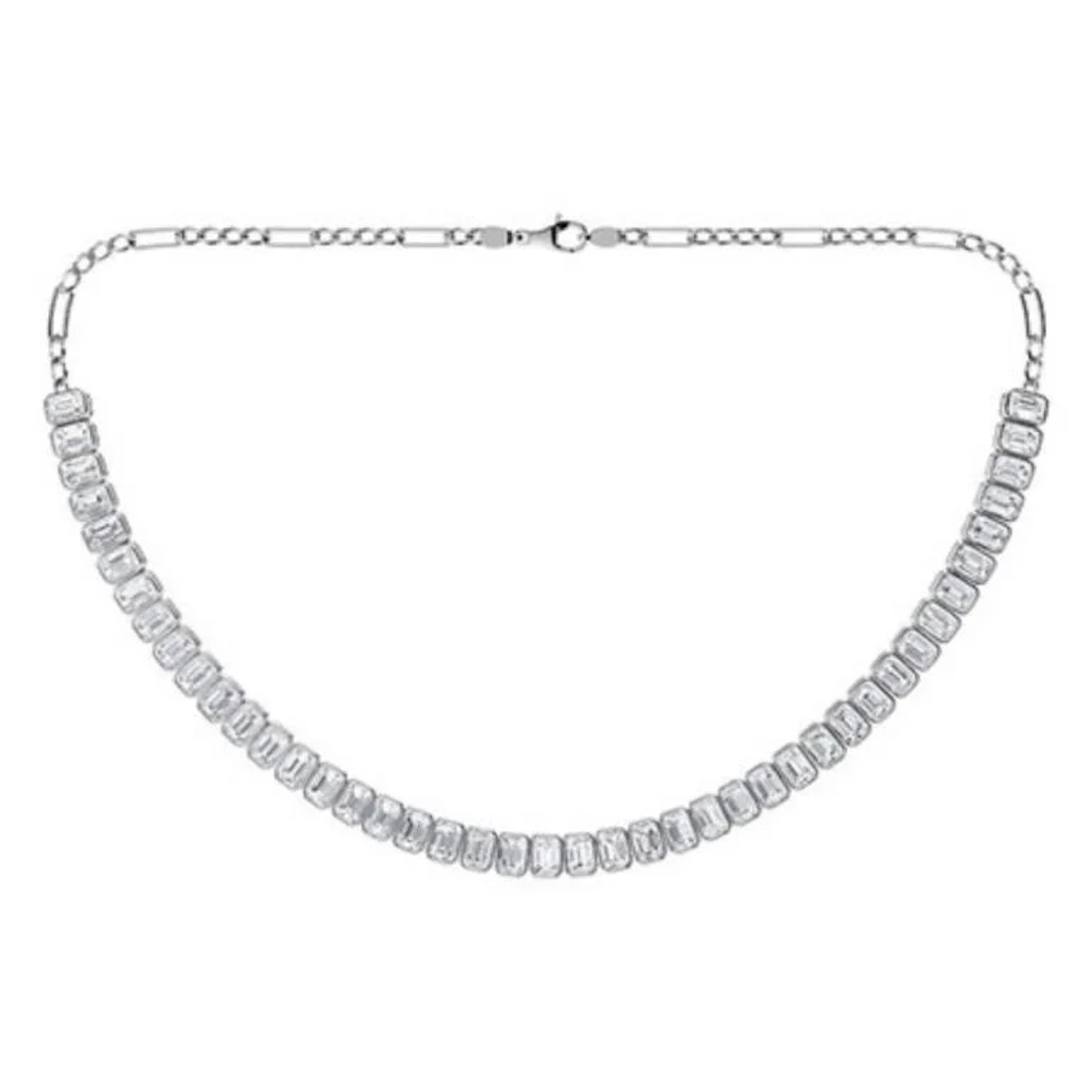 Gold & White Diamonds 25 Cts Necklace