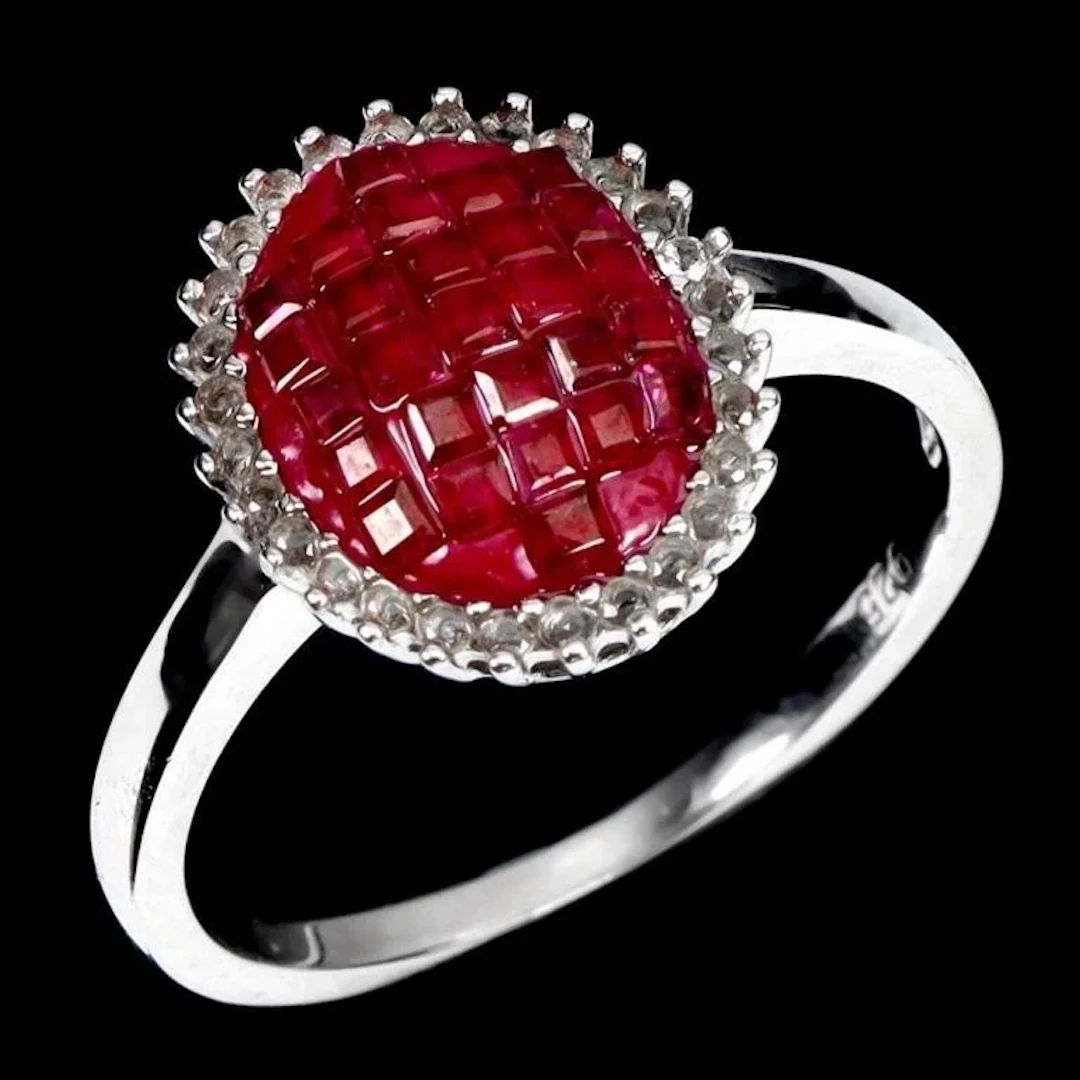 Natural Burma Princss Red Ruby Ring