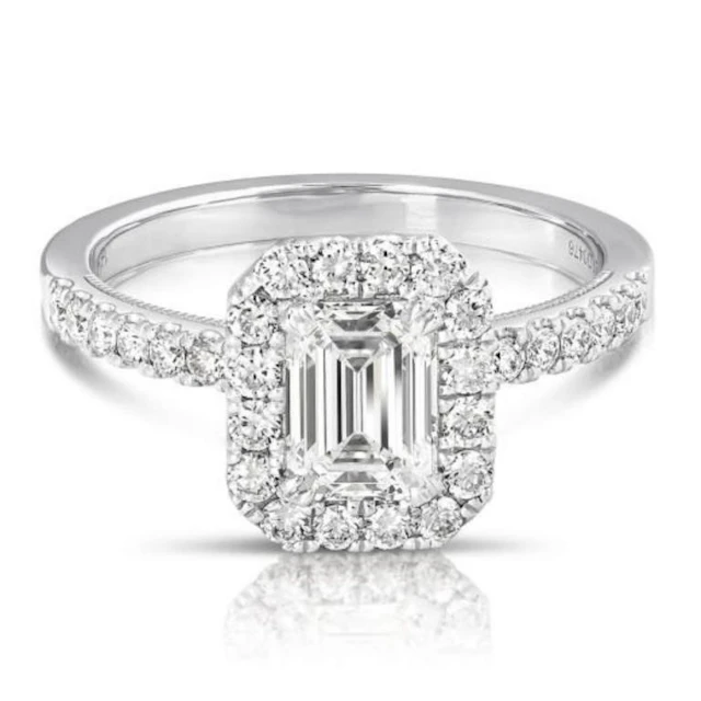 Gold & White Diamond 4.55 Cts Ring - E/VVS