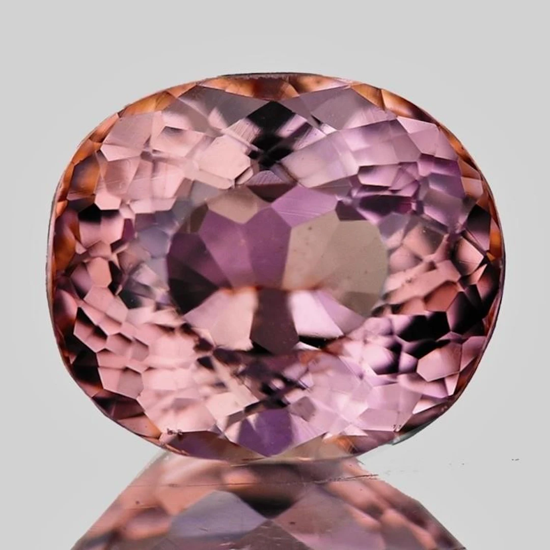 Natural Peach Pink Tourmaline {Flawless-VVS}