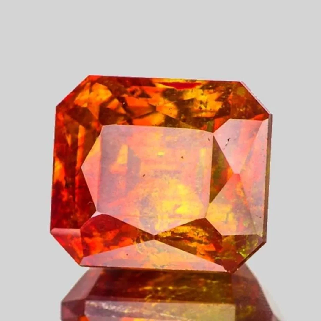 Natural Orangy Yellow Sphalerite 19.95 Cts - Certi