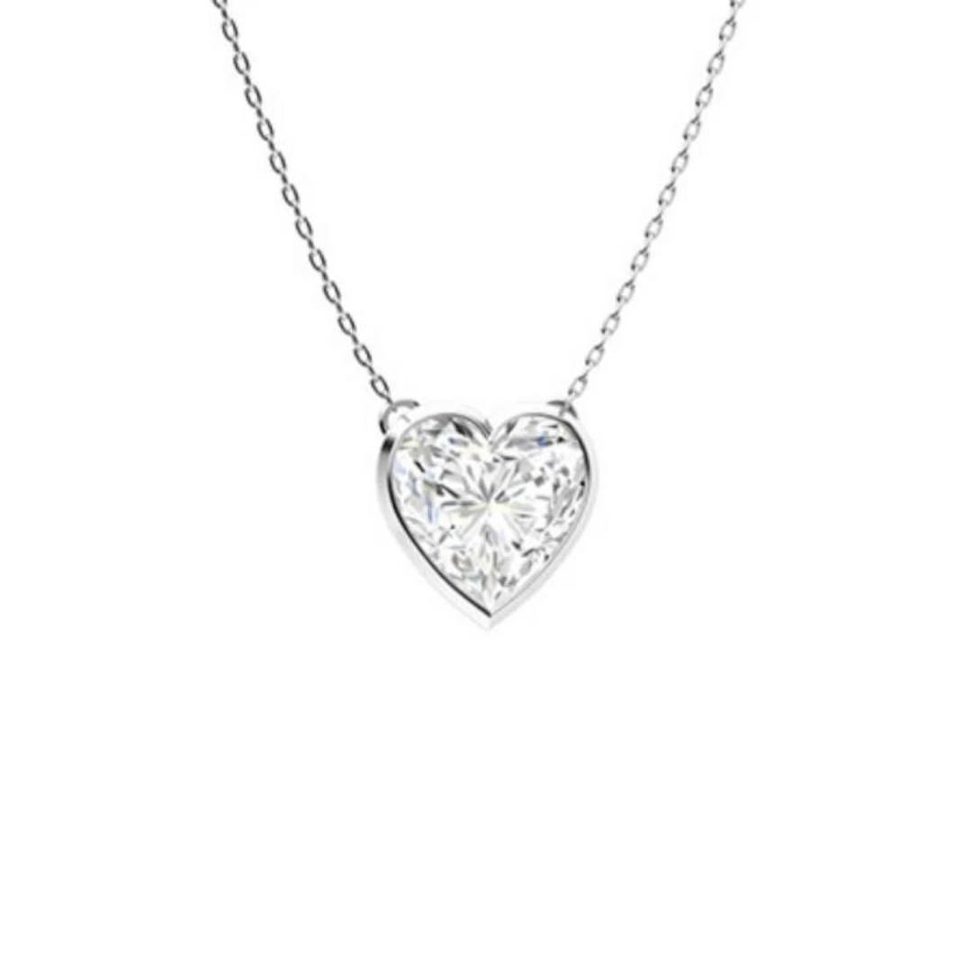 Gold & White Diamonds 2 Cts Necklace - E/VVS