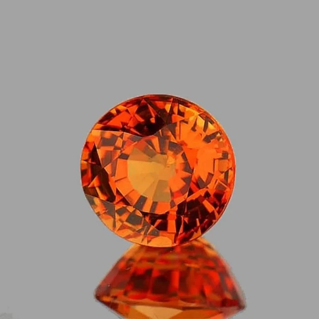 Natural Sunset Orange Sapphire [Flawless-VVS]