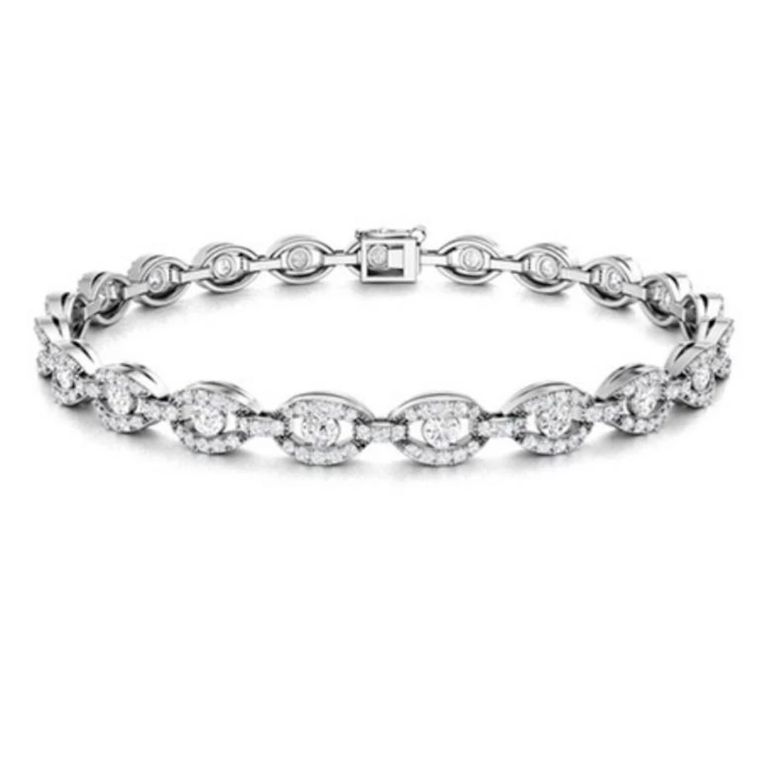 Gold & White Diamonds 21.52 Cts Bracelet