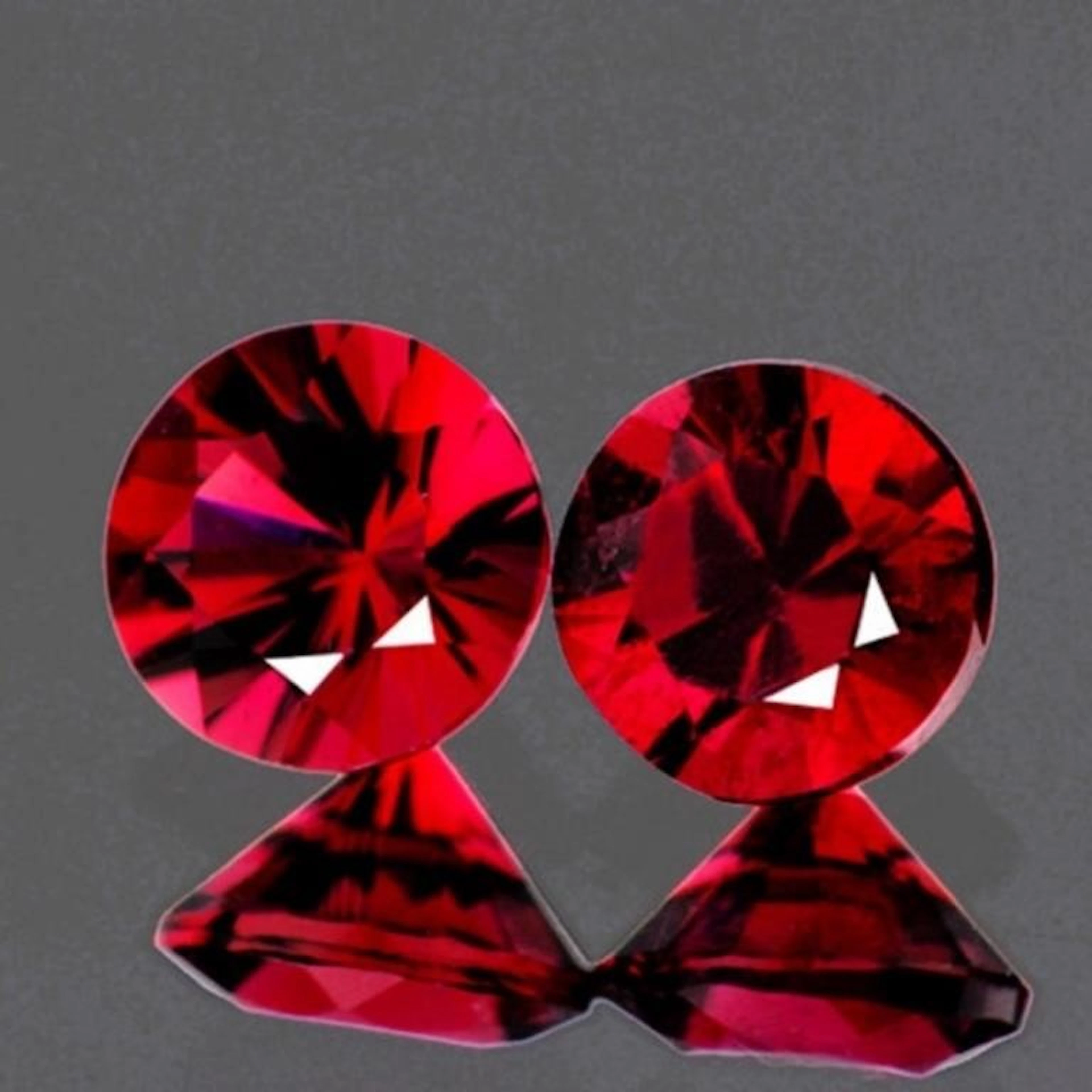 Natural Pink Red Mogok Spinel Pair [IF-VVS]