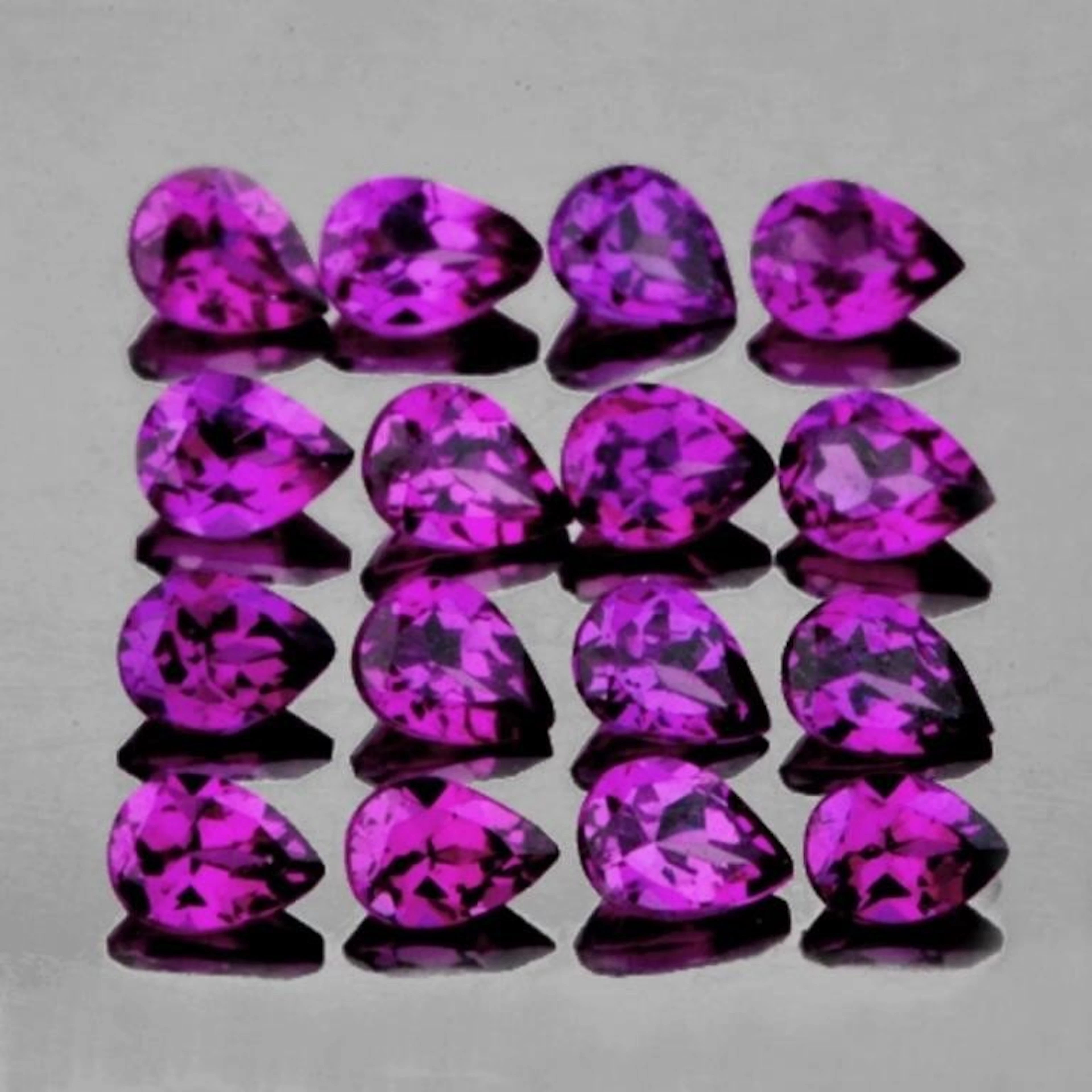 Natural Magenta Purple Rhodolite Garnet {Flawless-