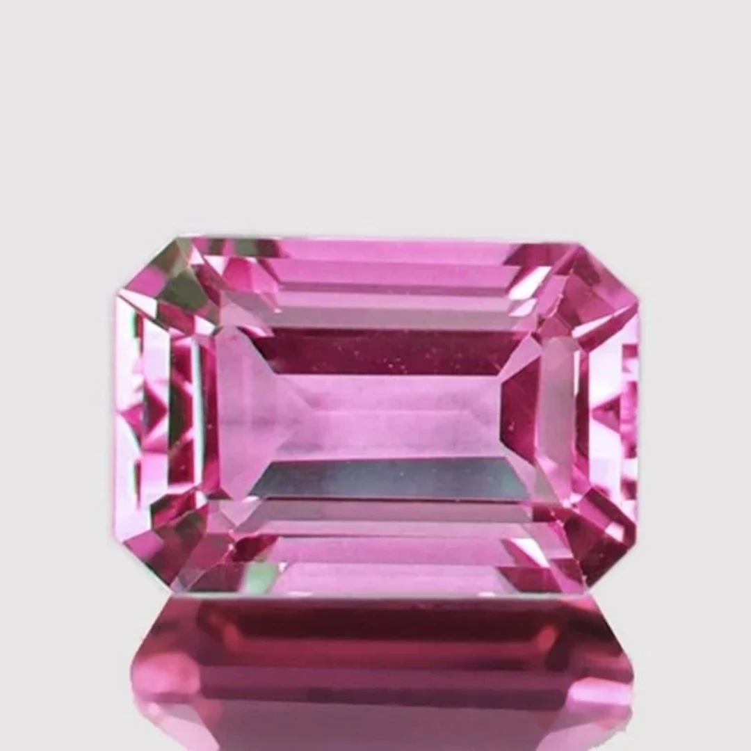 Natural Octagon Pink Tourmaline [VVS]