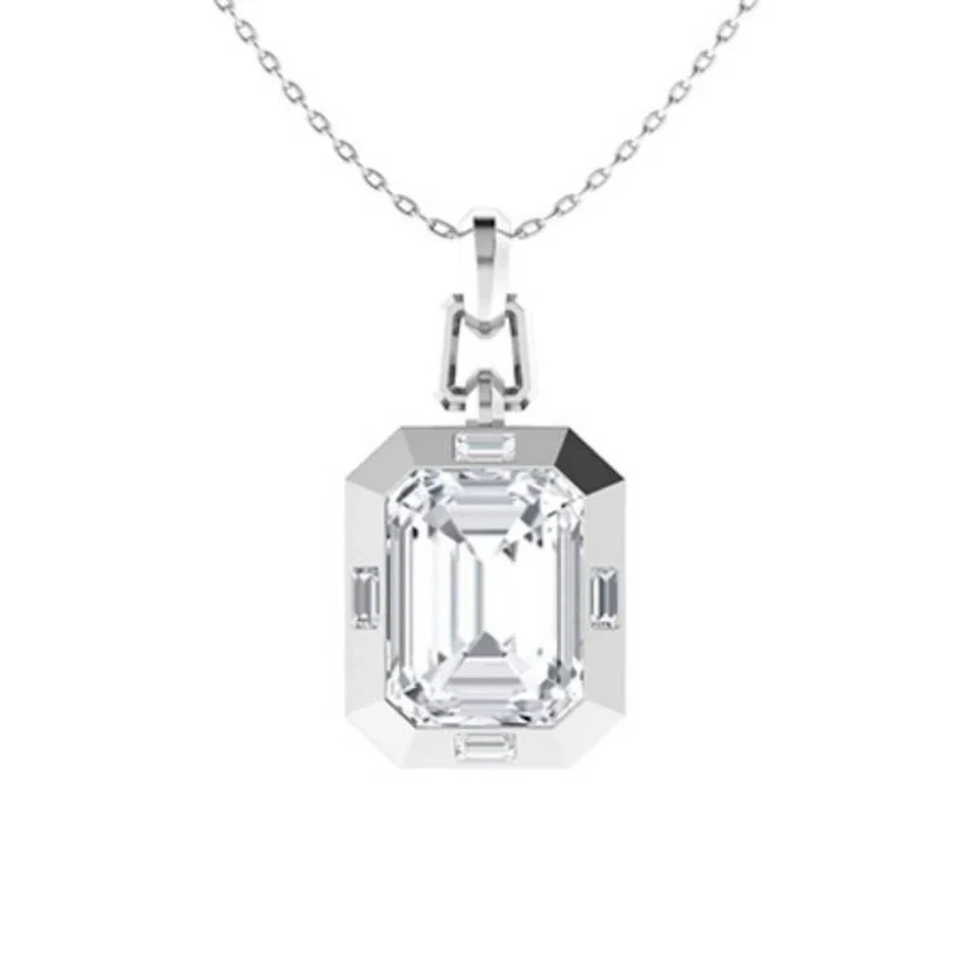 Gold & White Diamonds 2.50 Cts Necklace - E/VVS
