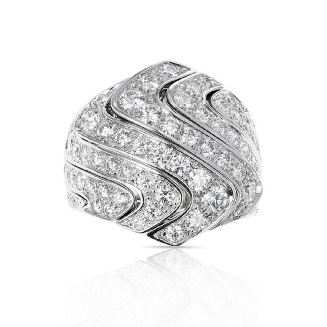 Gold & White Diamond Ring