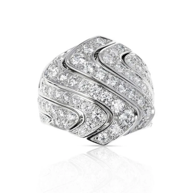 Gold & White Diamond Ring