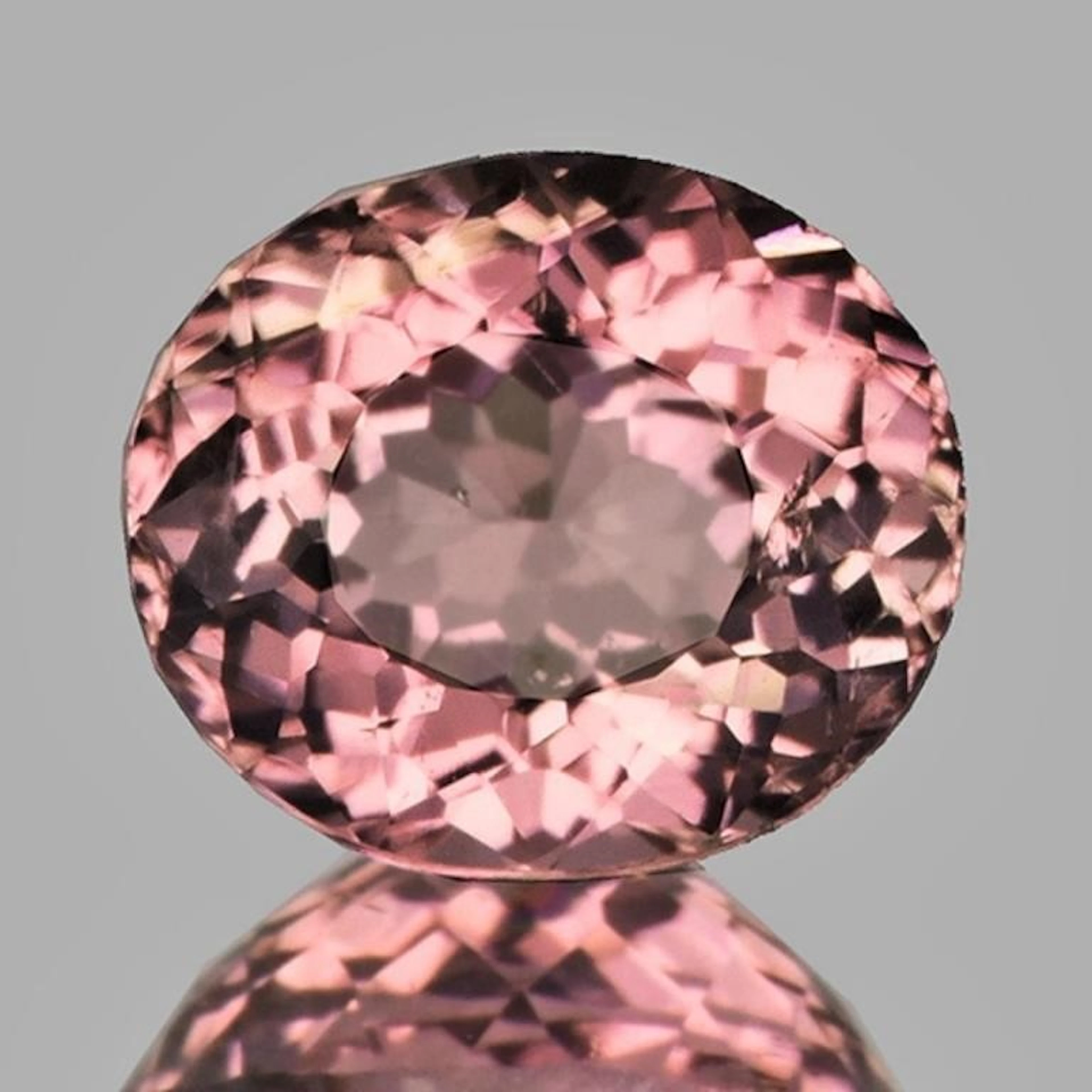 Natural Peach Pink Tourmaline 1.15 Cts { Flawless-