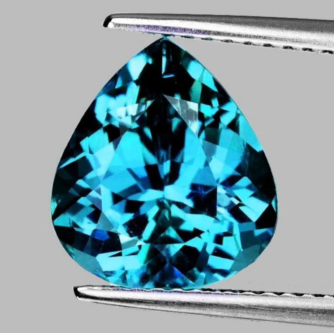 Natural Indicolite Blue Tourmaline {Flawless-VVS}