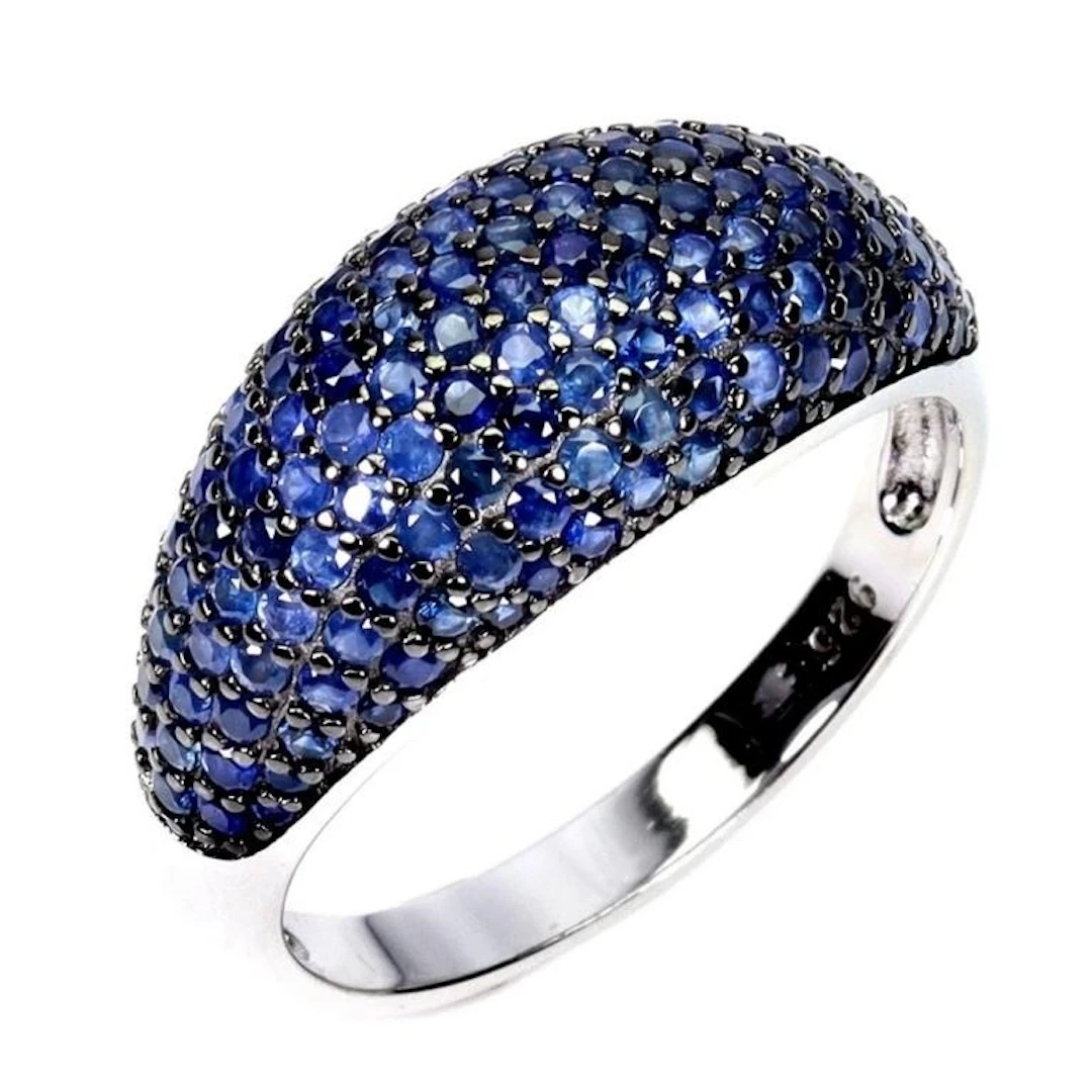 Natural Burma Blue Sapphire Ring