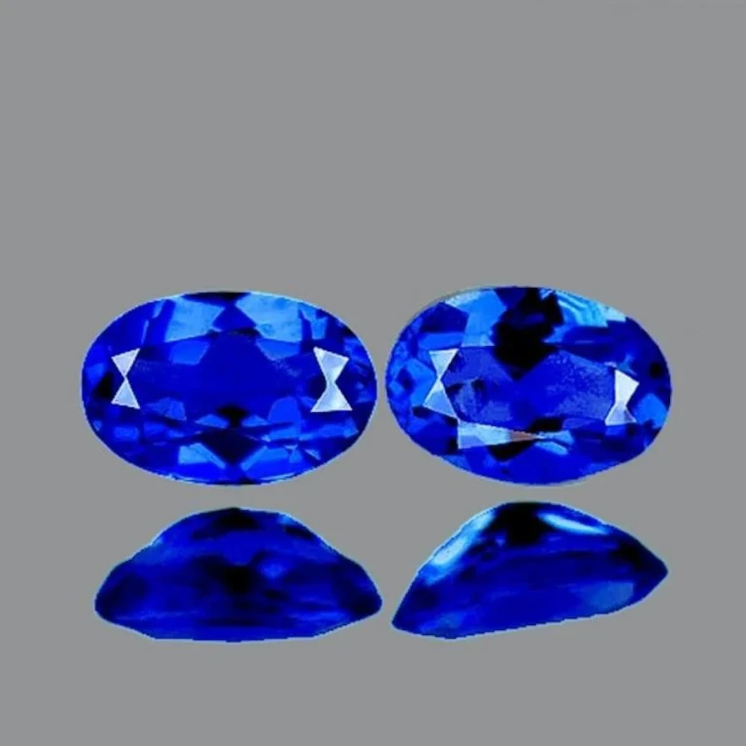 Natural Blue Rare Hauynite Pair [Flawless-VVS]