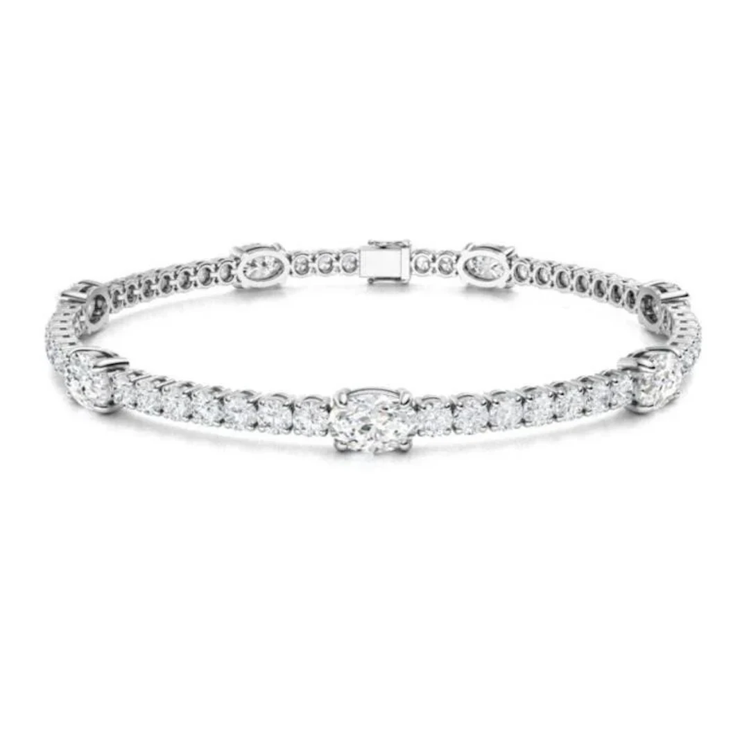 Gold & White Diamonds 20.70 Cts Bracelet