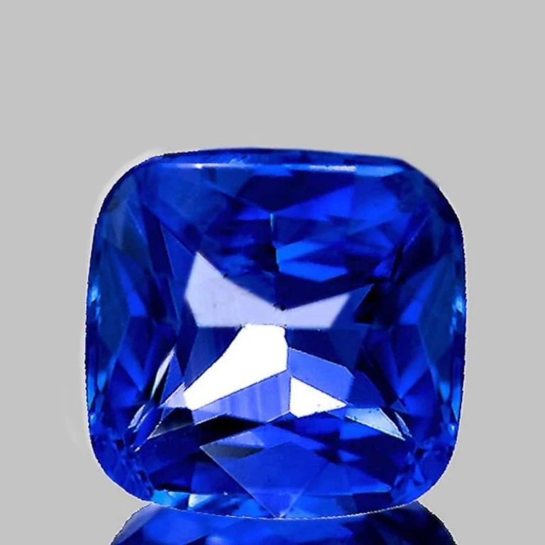 Natural Cushion Ceylon Blue Sapphire [Flawless-VVS