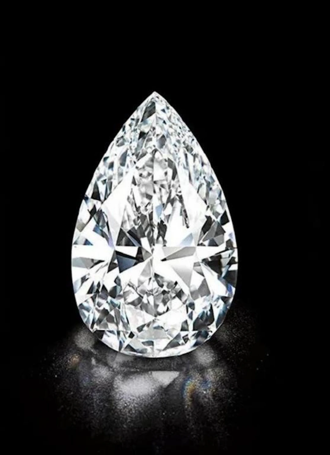 Lab Pear Shape Diamond 5.00 Cts - E/VVS