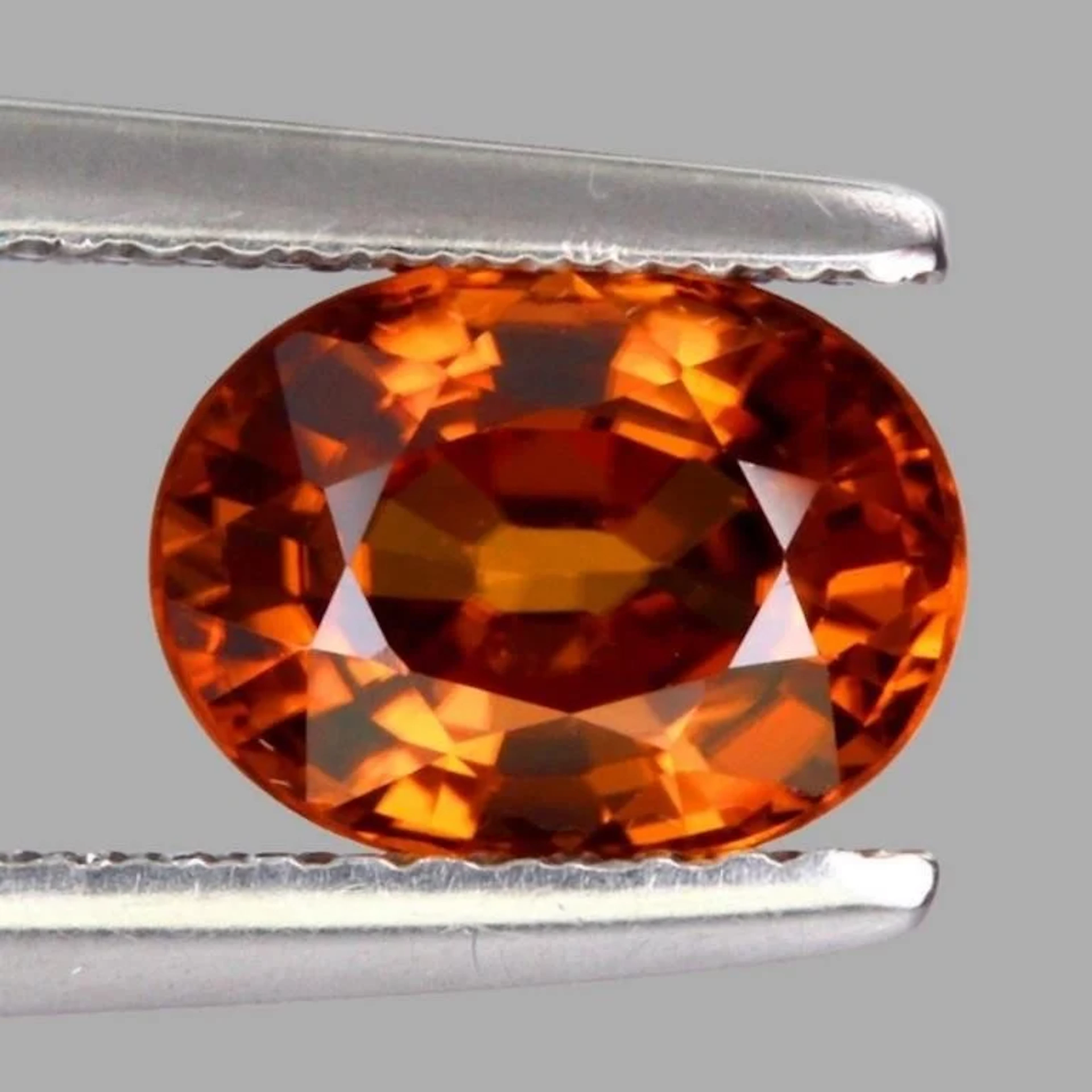 Natural Cambodian Intense Orange Zircon [Flawless-