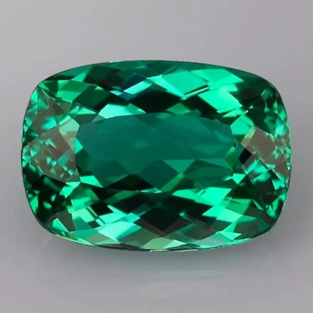 Natural Emerald Bluish/Green Brazil Apatite {Flaw