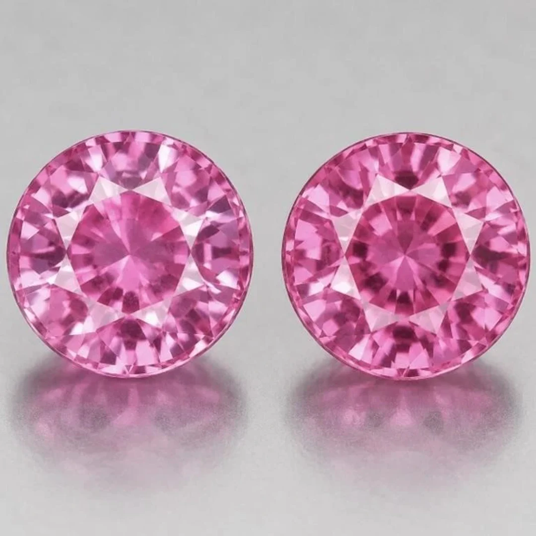 Natural Mahenge Pink Spinel Pair [Flawless-VVS]