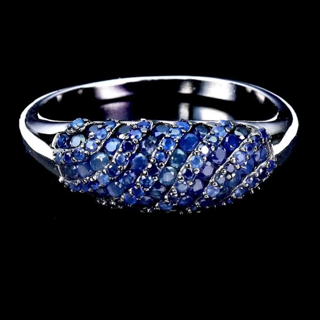 Natural Burma Blue Sapphire Ring
