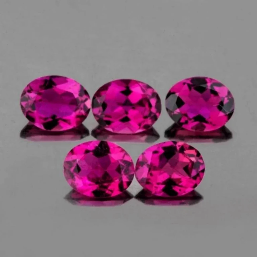Natural Pink Tourmaline 5x4 MM {Flawless-VVS1}