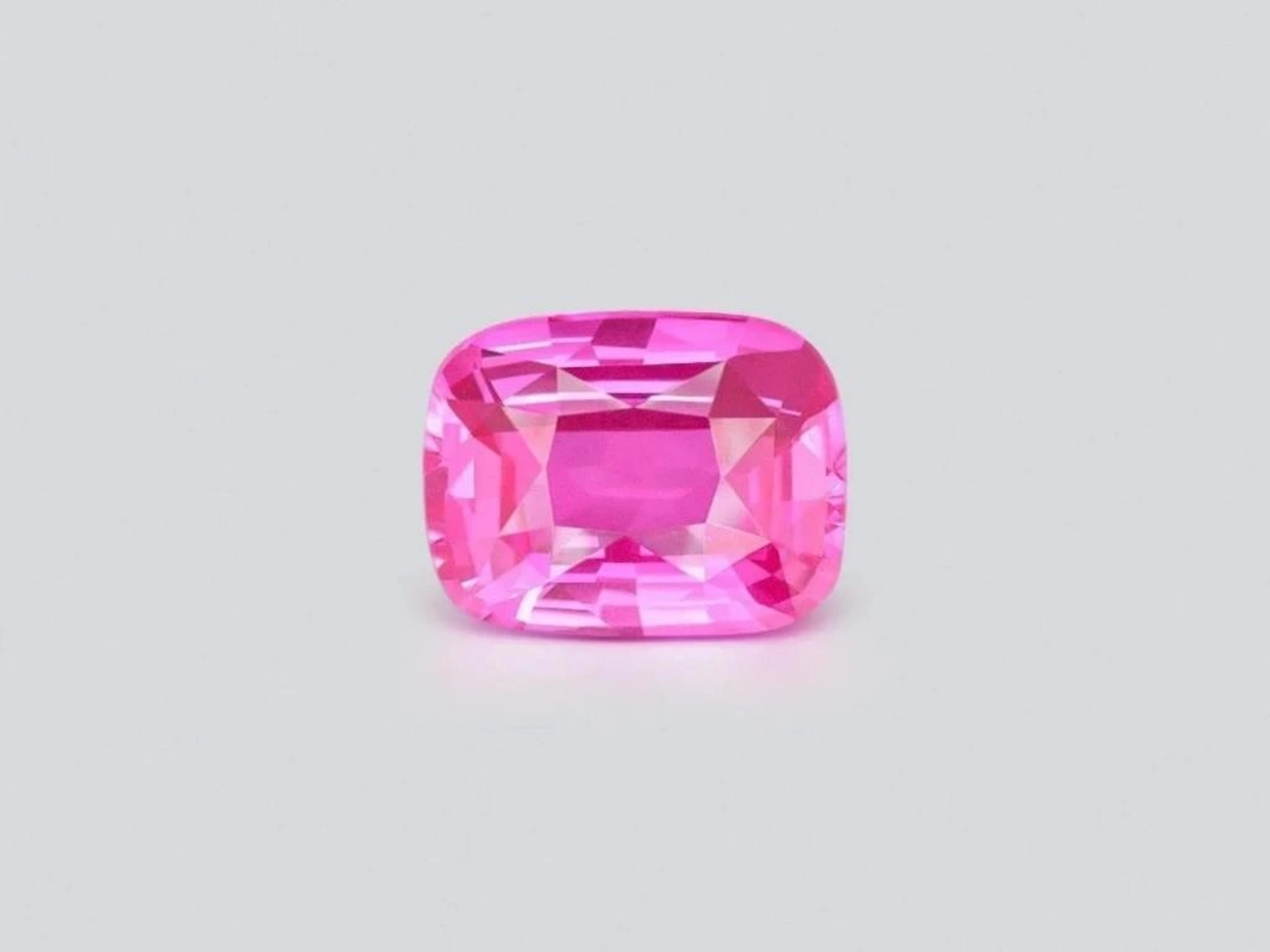 Lab Cushion Pink Topaz 29.15 Carats - VVS