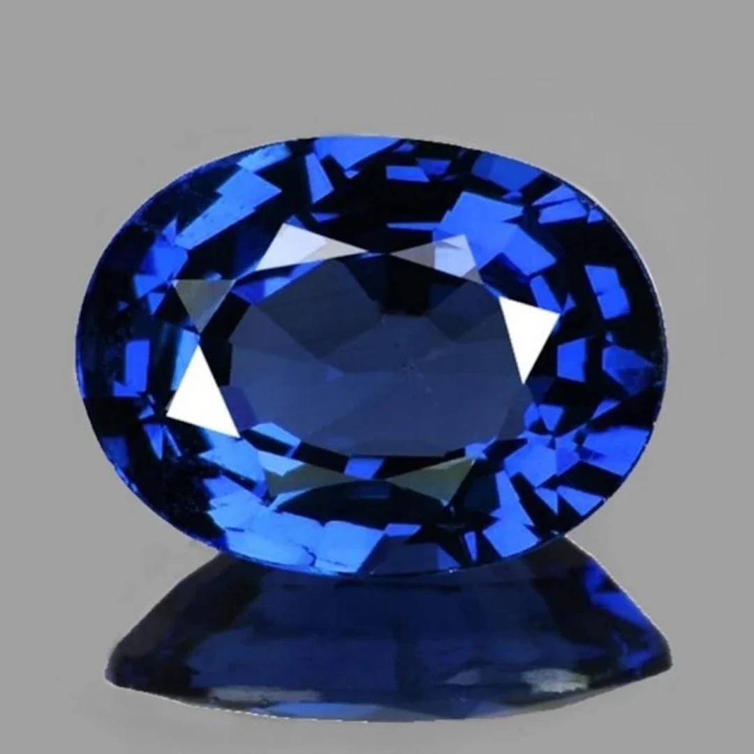 Natural Oval Blue Sapphire 1.23 Cts {Flawless-VVS}