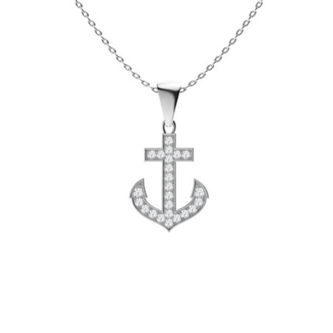 Gold & White Diamonds 2 Cts Necklace - E/VVS
