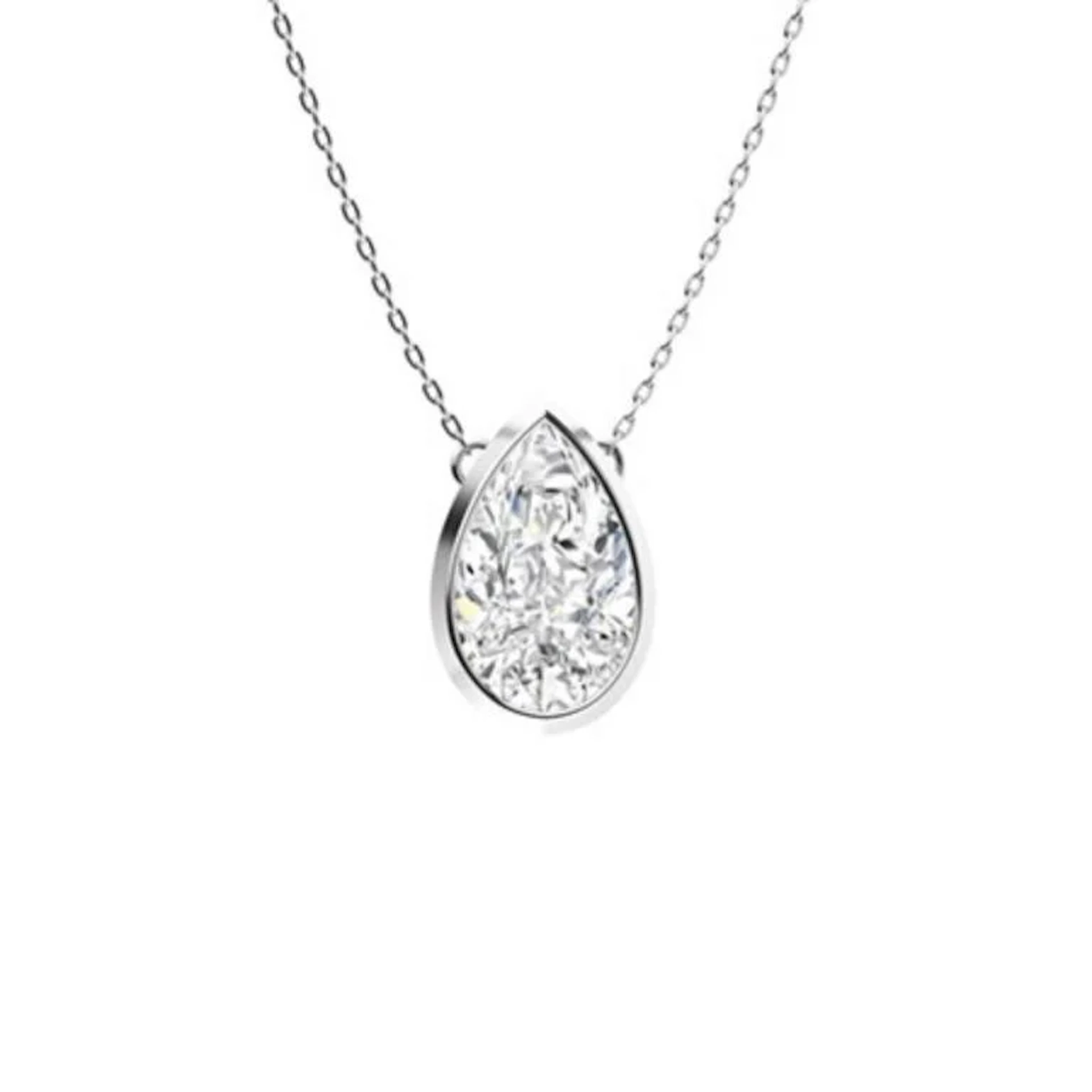 Gold & White Diamonds 2 Cts Necklace - E/VVS