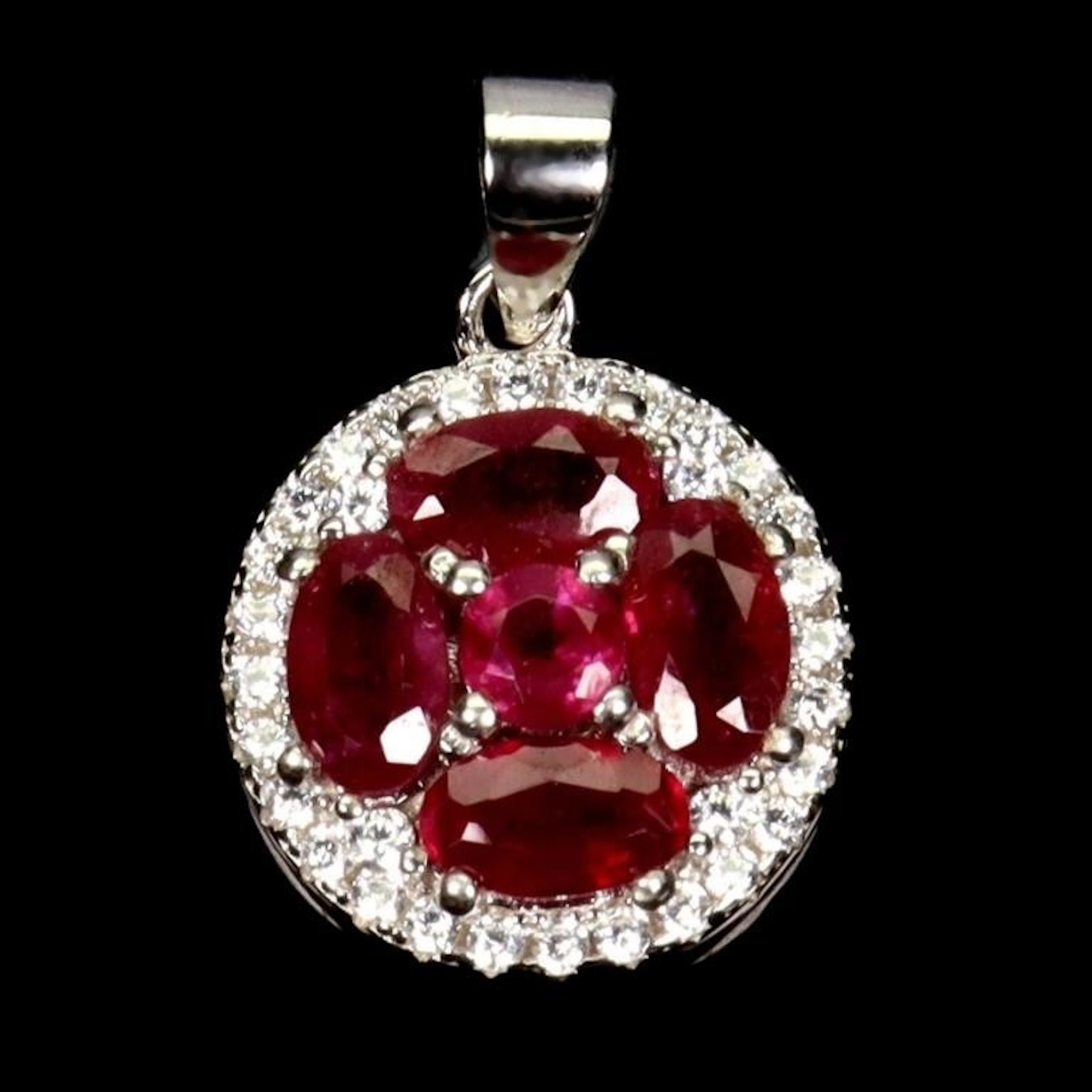 Natural Pigeon Blood Red Ruby Pendant