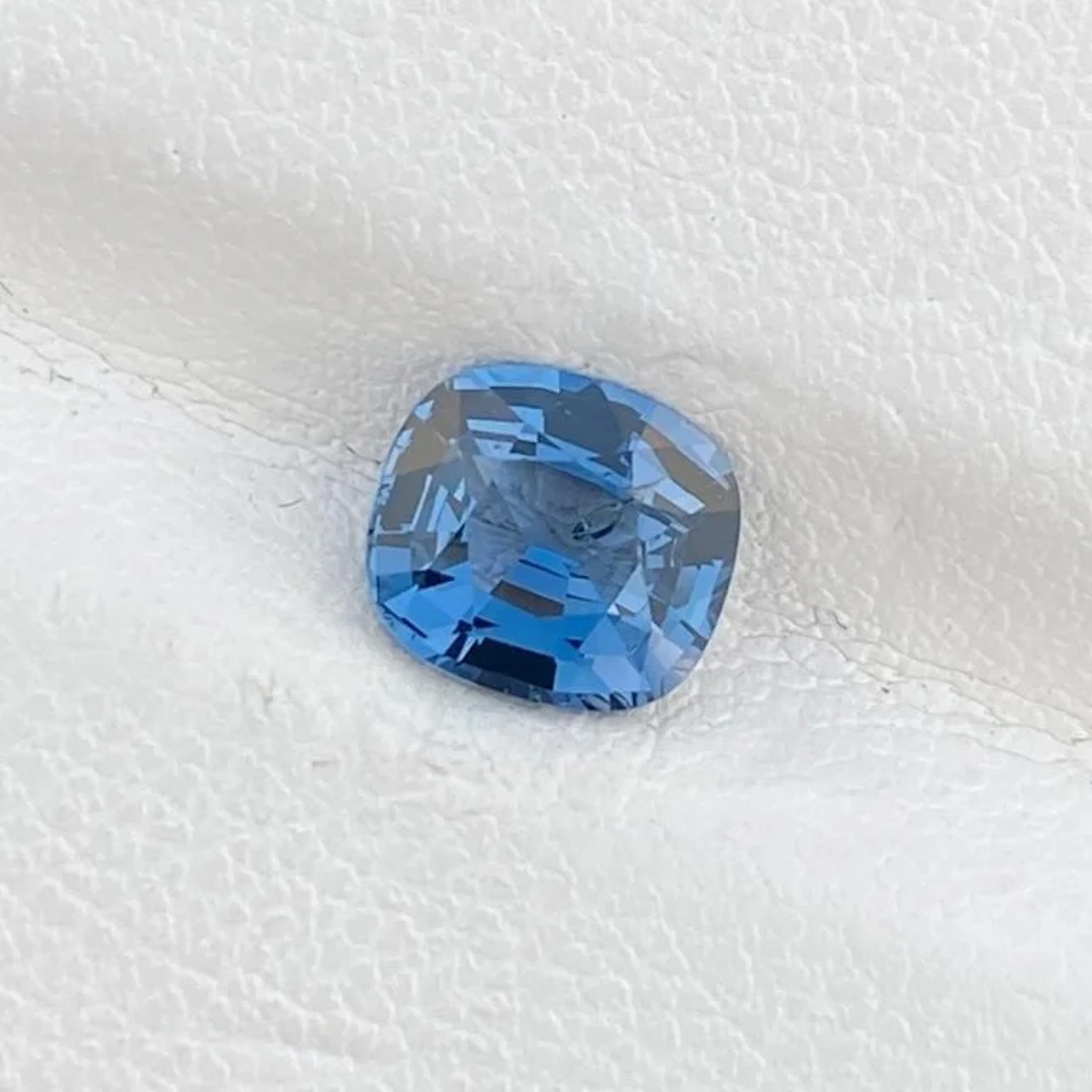 Natural Cushion Cobalt Blue Spinel 1.30 Cts- Untre