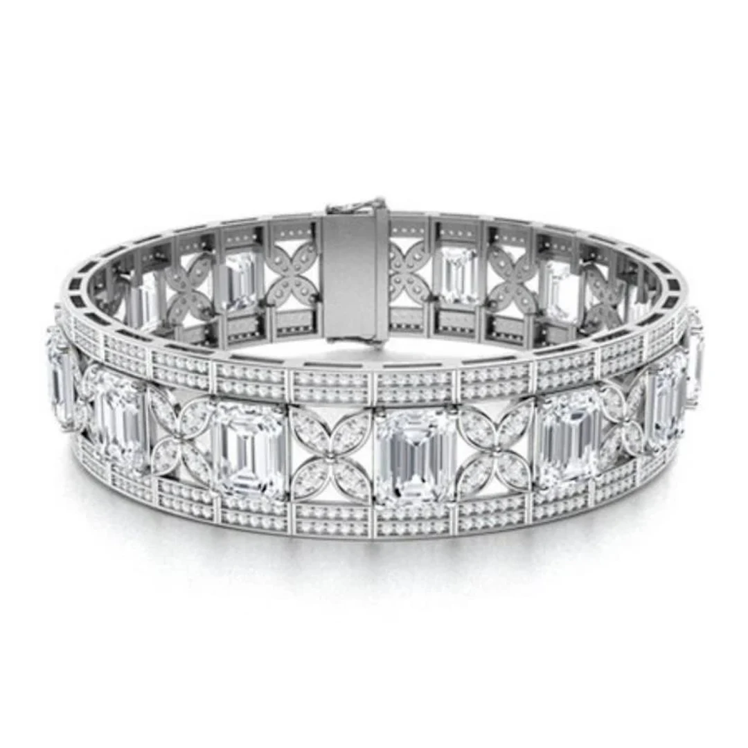 Gold & White Diamonds 51.22 Cts Bracelet