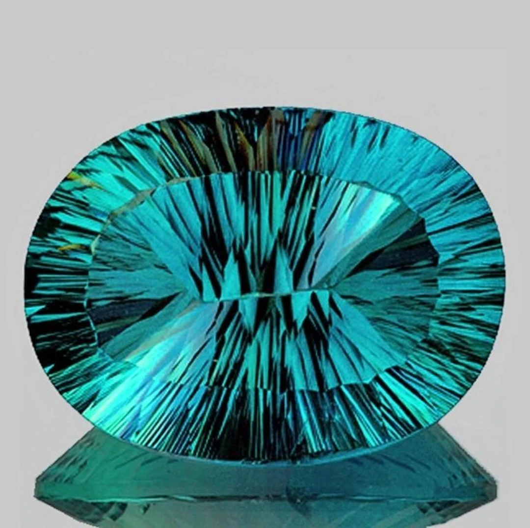Natural Greenish/Blue Fluorite {Flawless-VVS1}